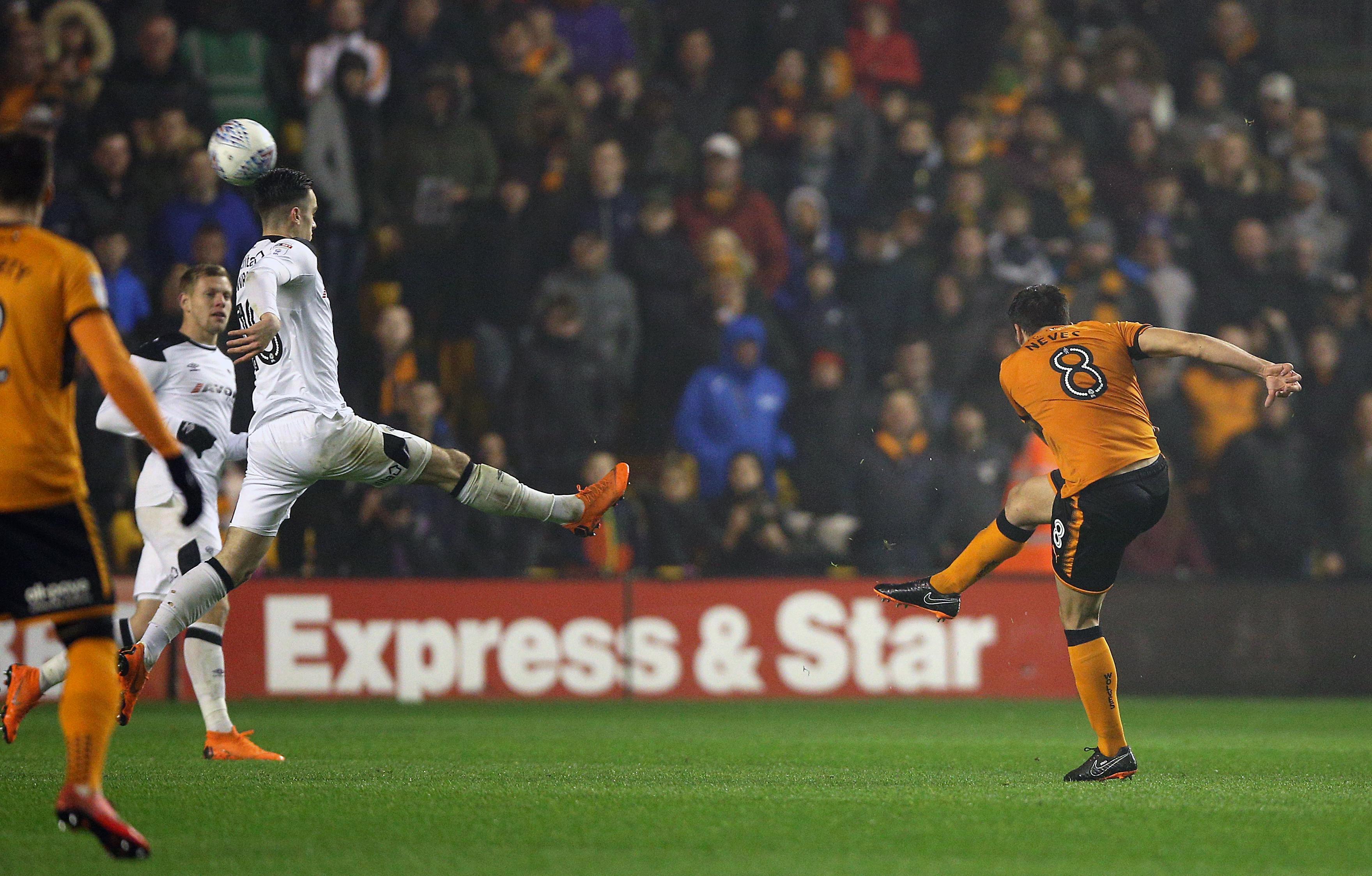 Wolves 2 Derby 0: Watch Ruben Neves goal of the season contender as