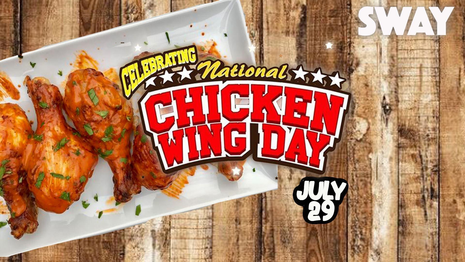 National Chicken Wing Day at Sway