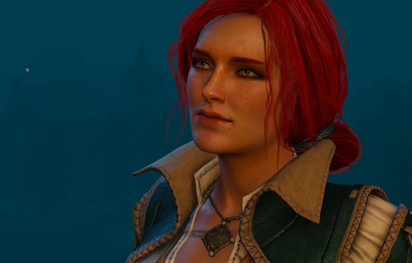 Wallpaper look, hair, the game, the enchantress, RPG, Triss Merigold