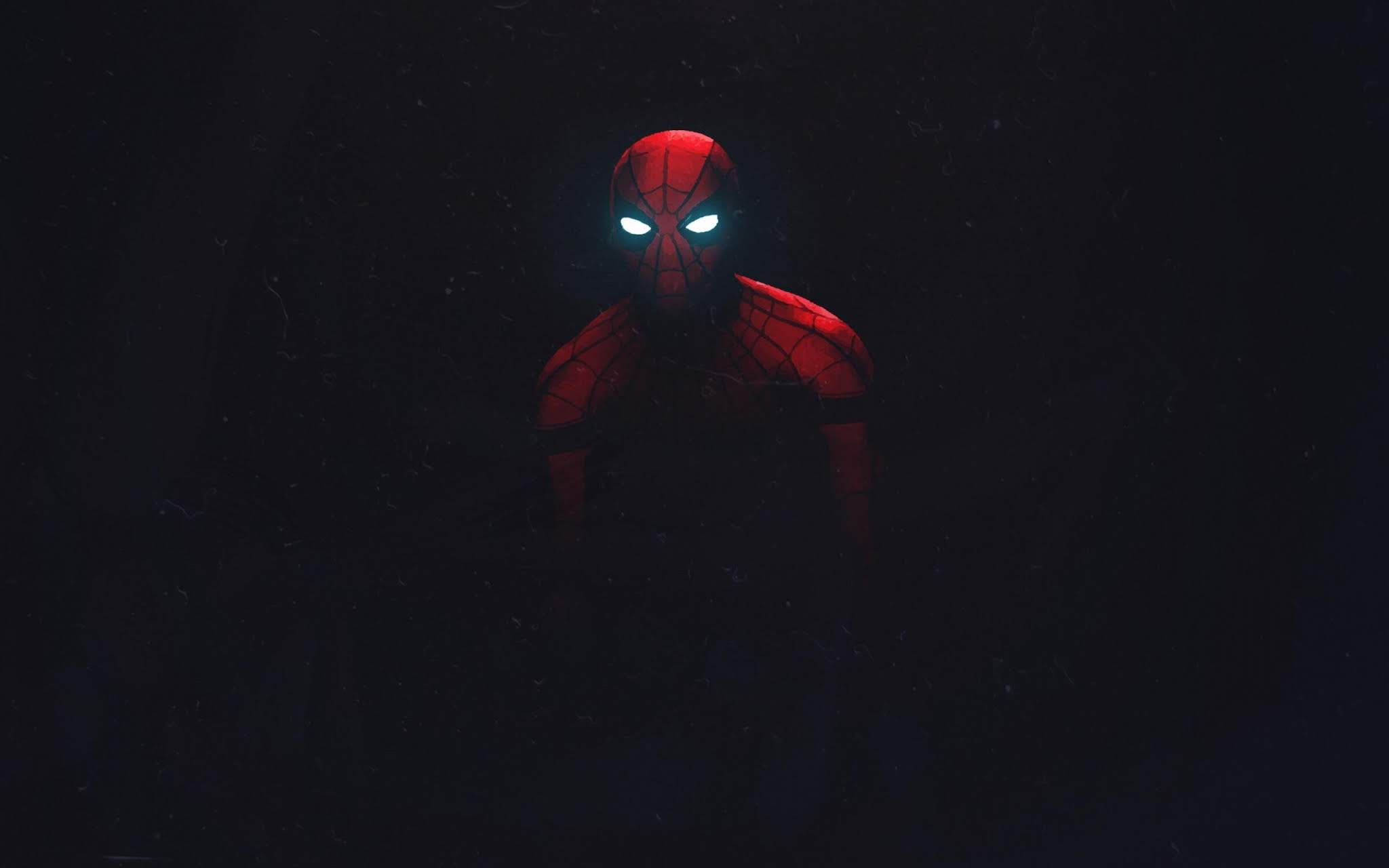 Iron Spider Spider Man Dark Wallpaper