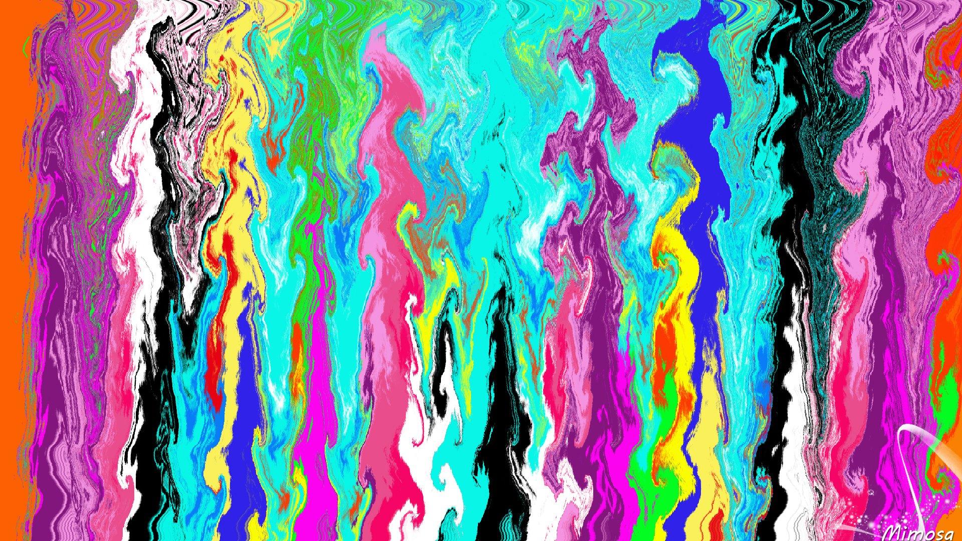 Colorful waves HD Wallpaper