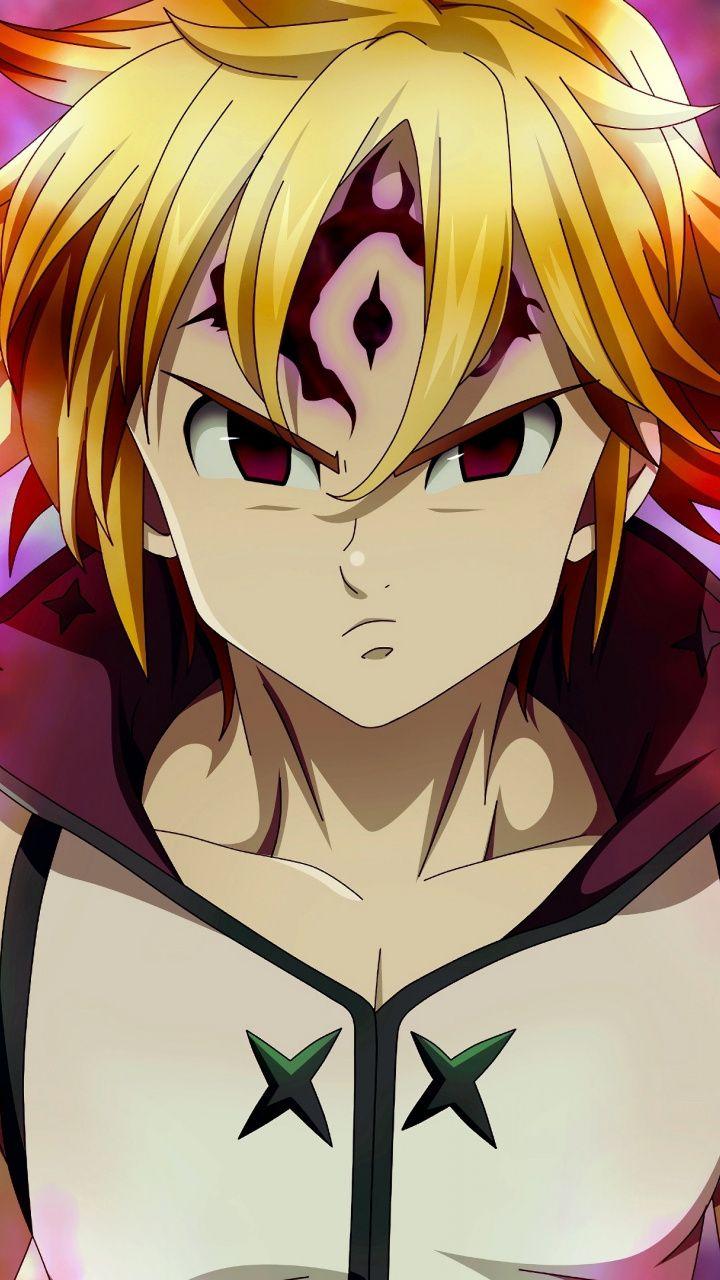 Angry, anime boy, Meliodas, 720x1280 wallpaper. seven deadly sins