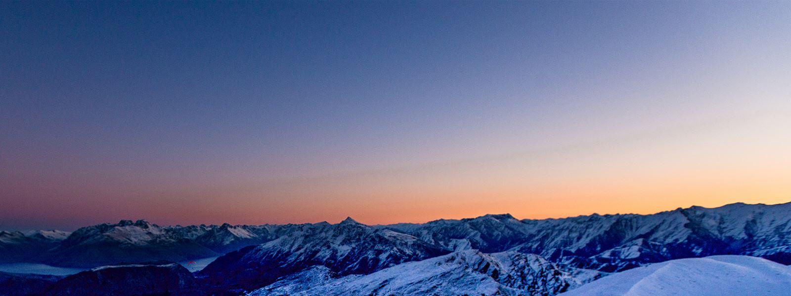 Night Ski. Coronet Peak Peak. Ski New Zealand