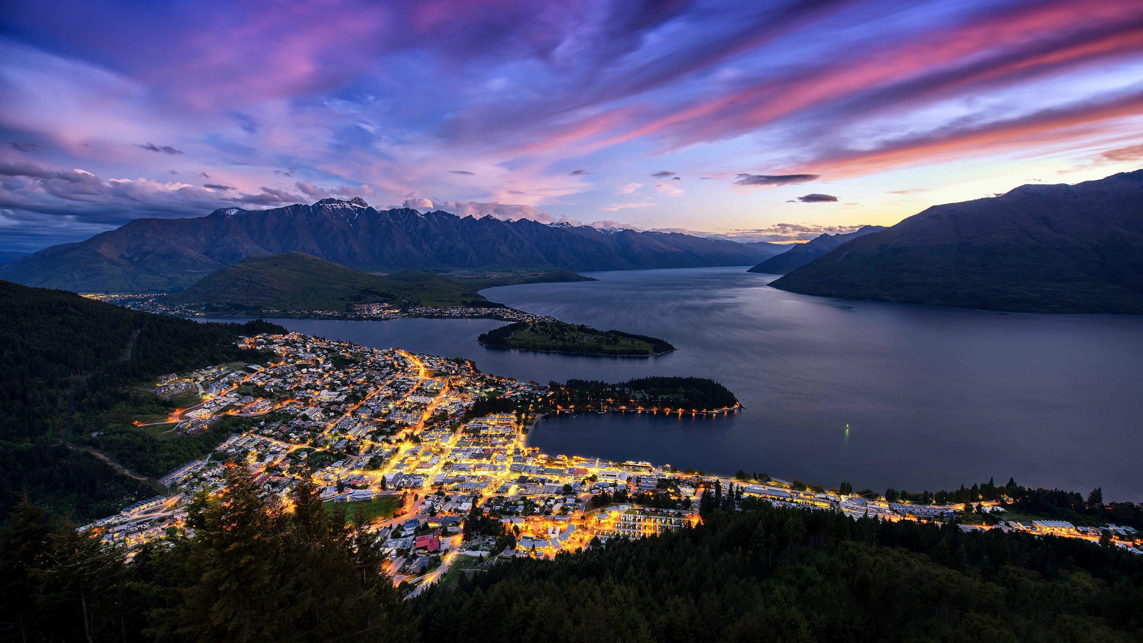 queenstown 4K wallpaper for your desktop or mobile screen free