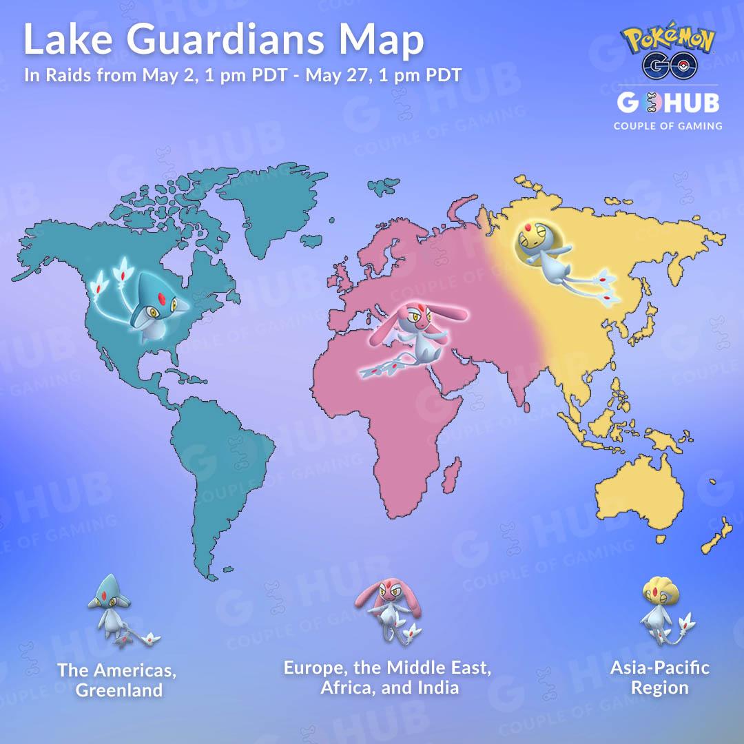 Lake Guardians Coming to Raids!. Pokemon GO Hub