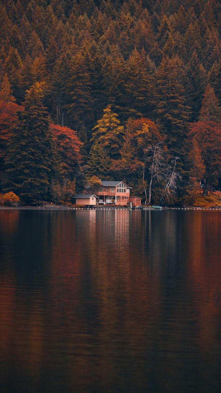 Download Lake House Canada IPhone Wallpaper Top Free Awesome
