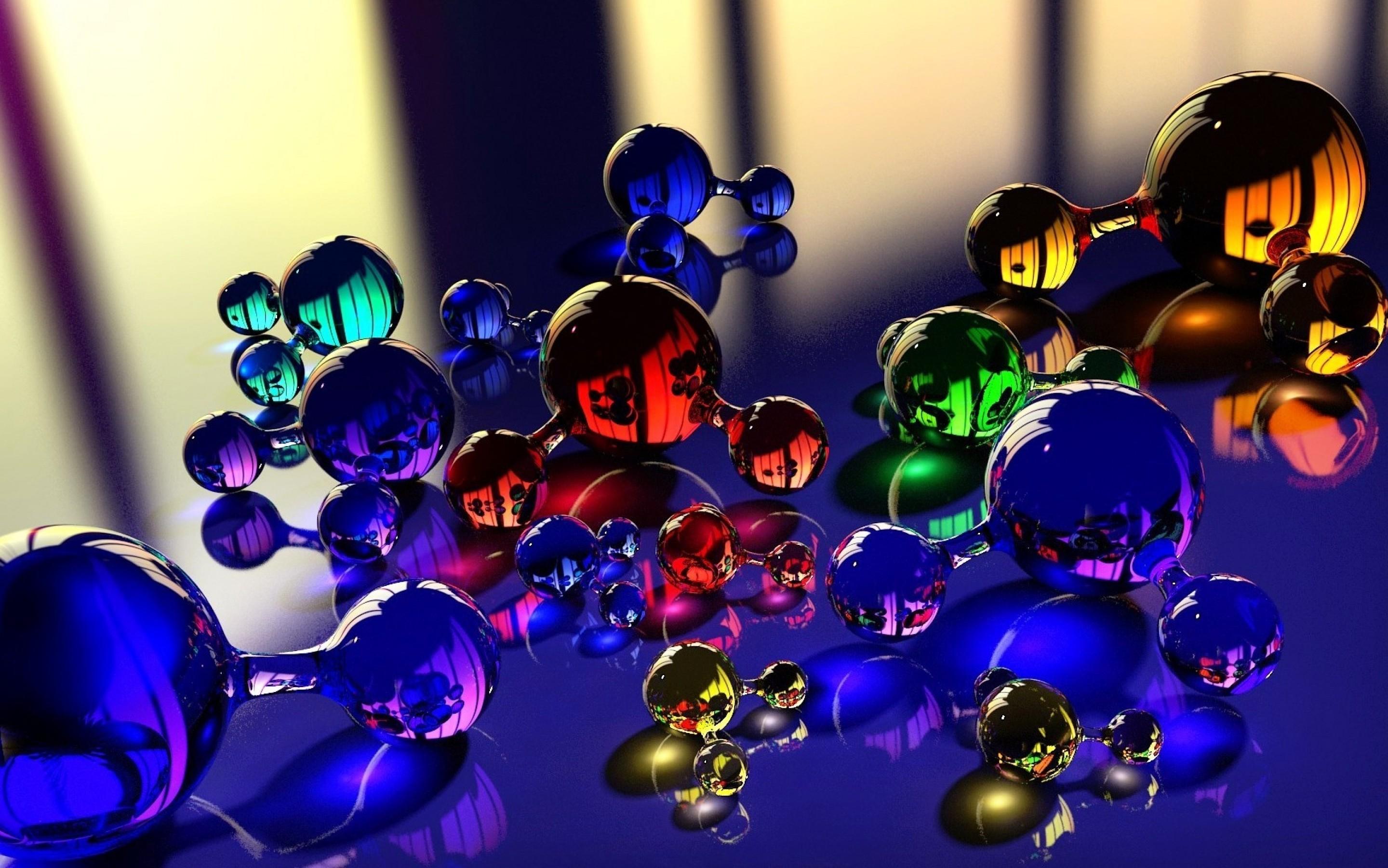 Colorful glass molecules #photo