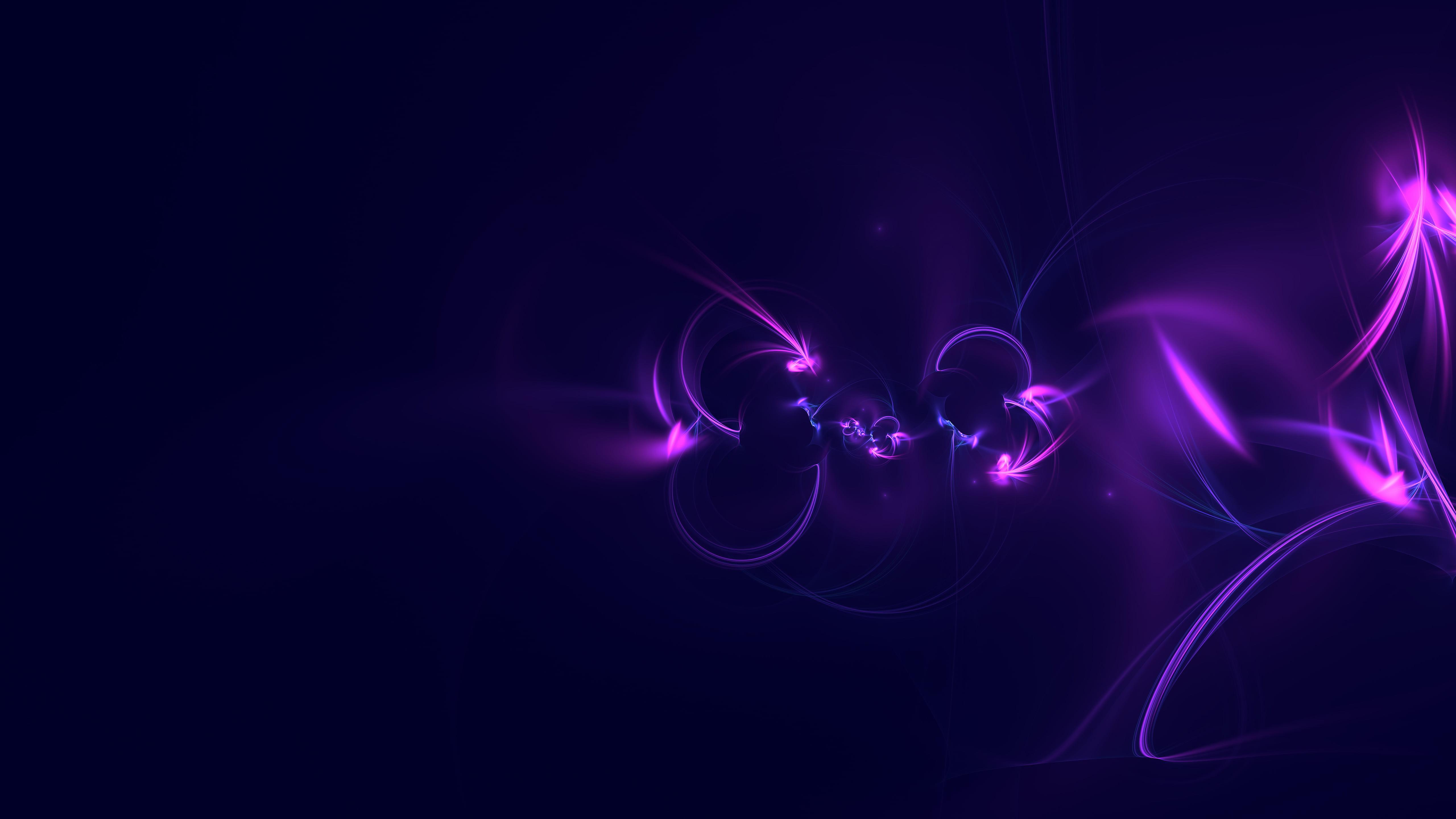 Purple illustration, digital art, abstract, 3D Abstract, purple