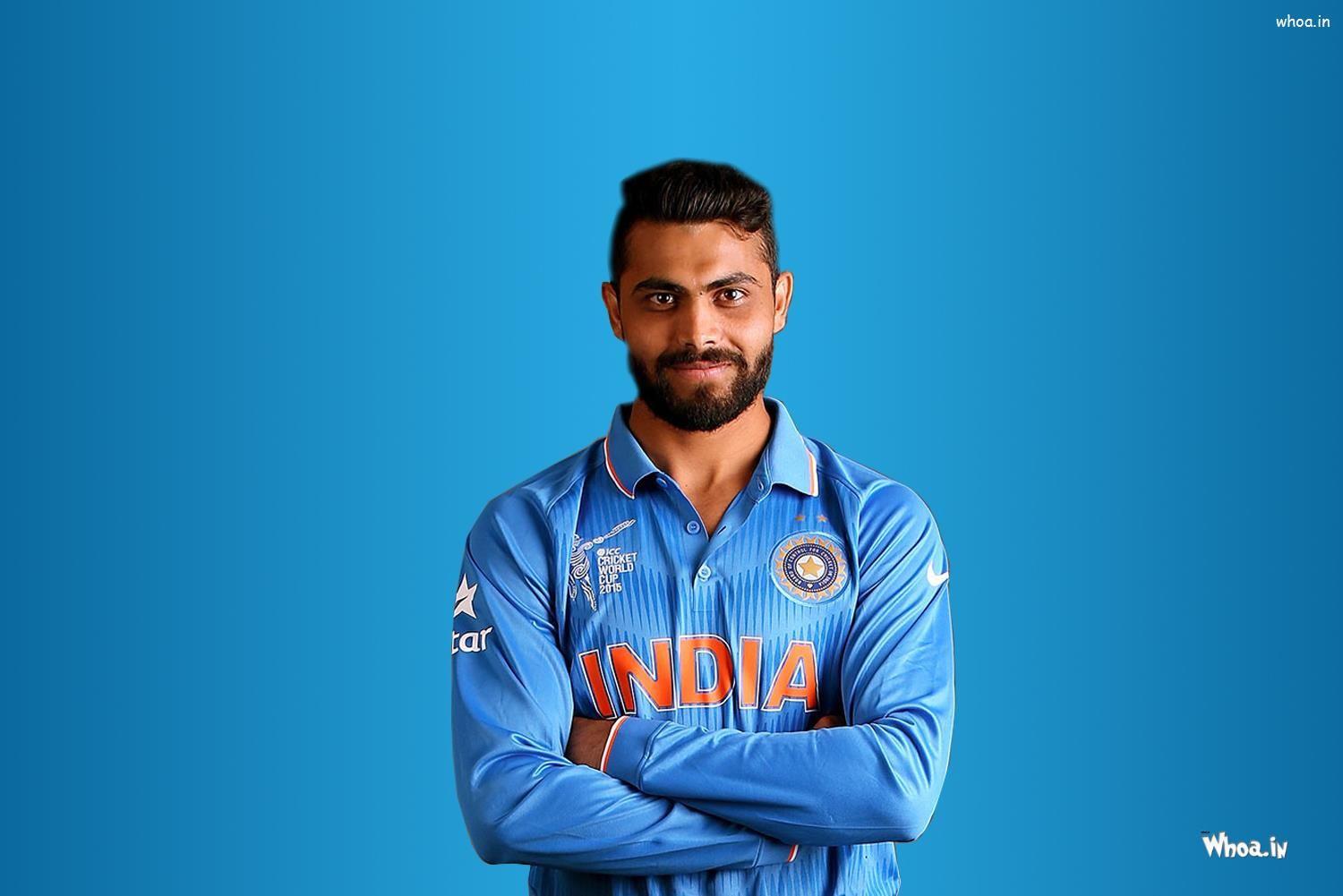 Ravindra Jadeja HD Image And Wallpaper With Playing Cricket. Epic