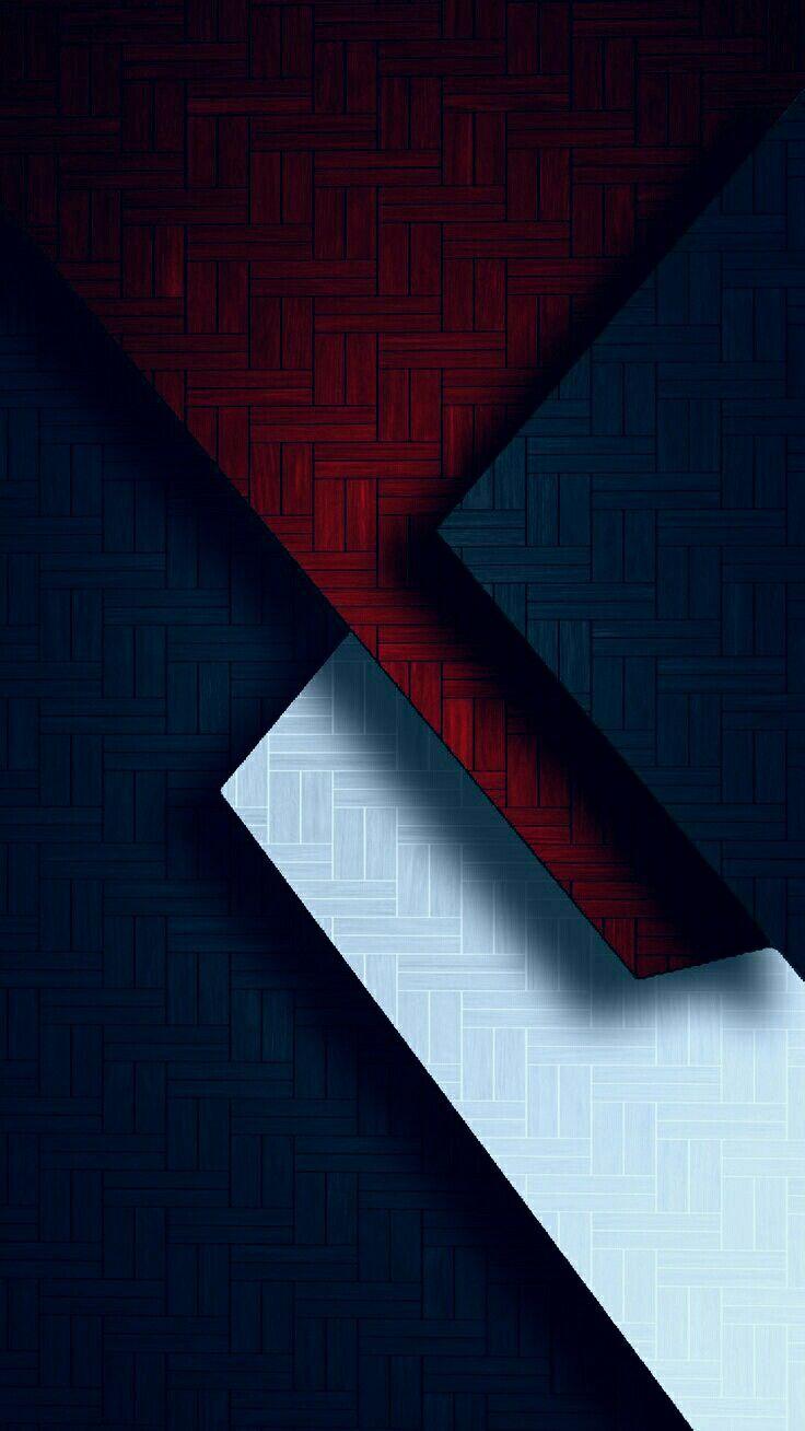 Red White and Blue Geometric Wallpaper. *Abstract and Geometric