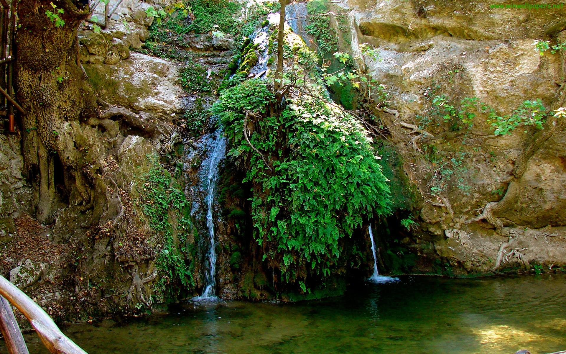 Waterfalls: Cliffside Waterfalls Cascading Graceful Landscape Falls