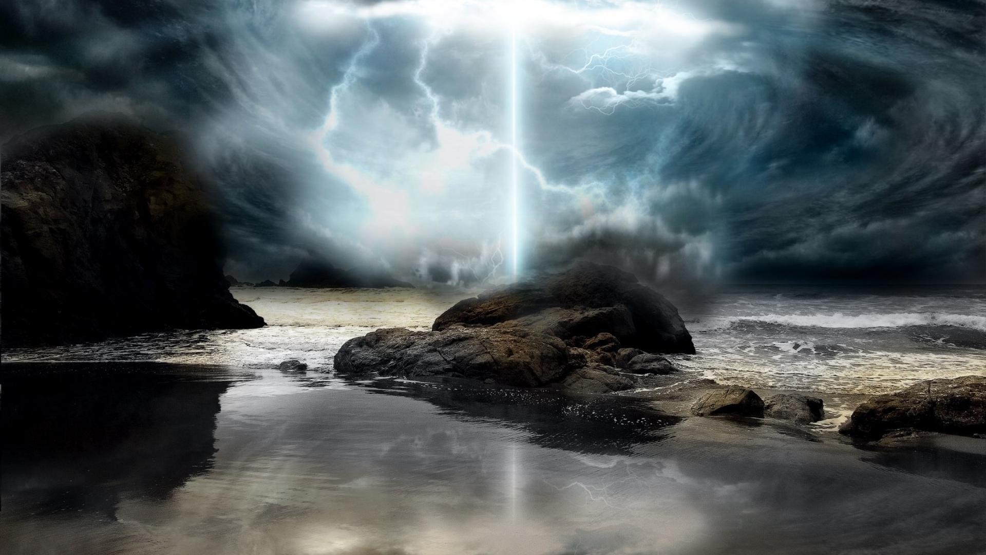 Stormy Ocean Wallpaper background picture