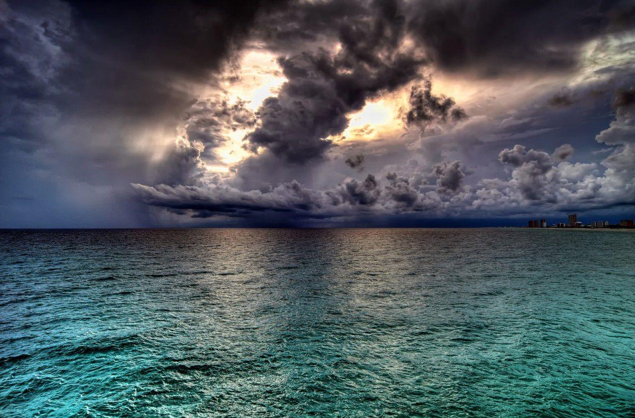 Sky Stormy Clouds Ocean Waves Storm Wallpaper For iPhone Sky HD 16
