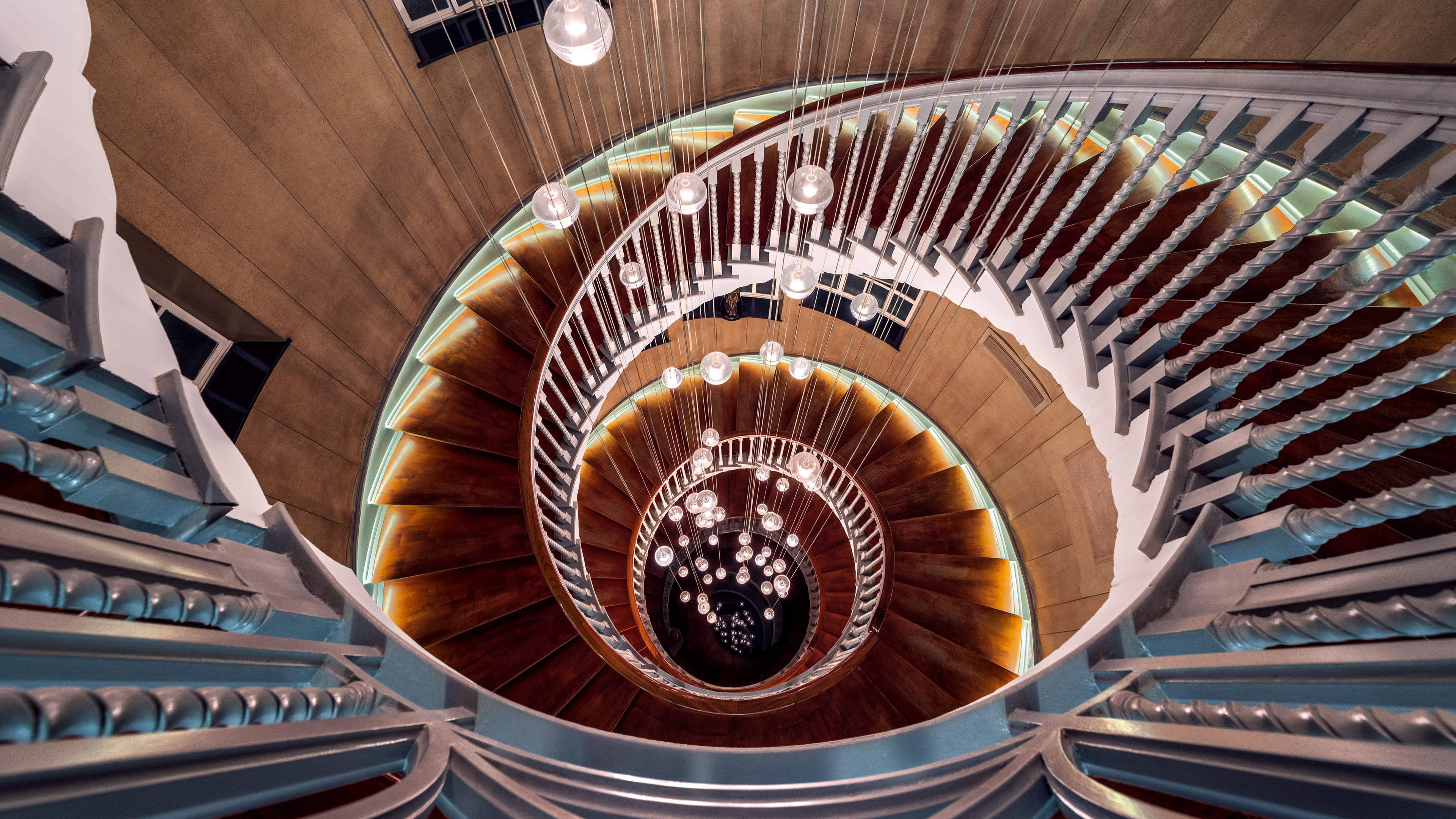 Spiral Staircase UHD 4K Wallpaper