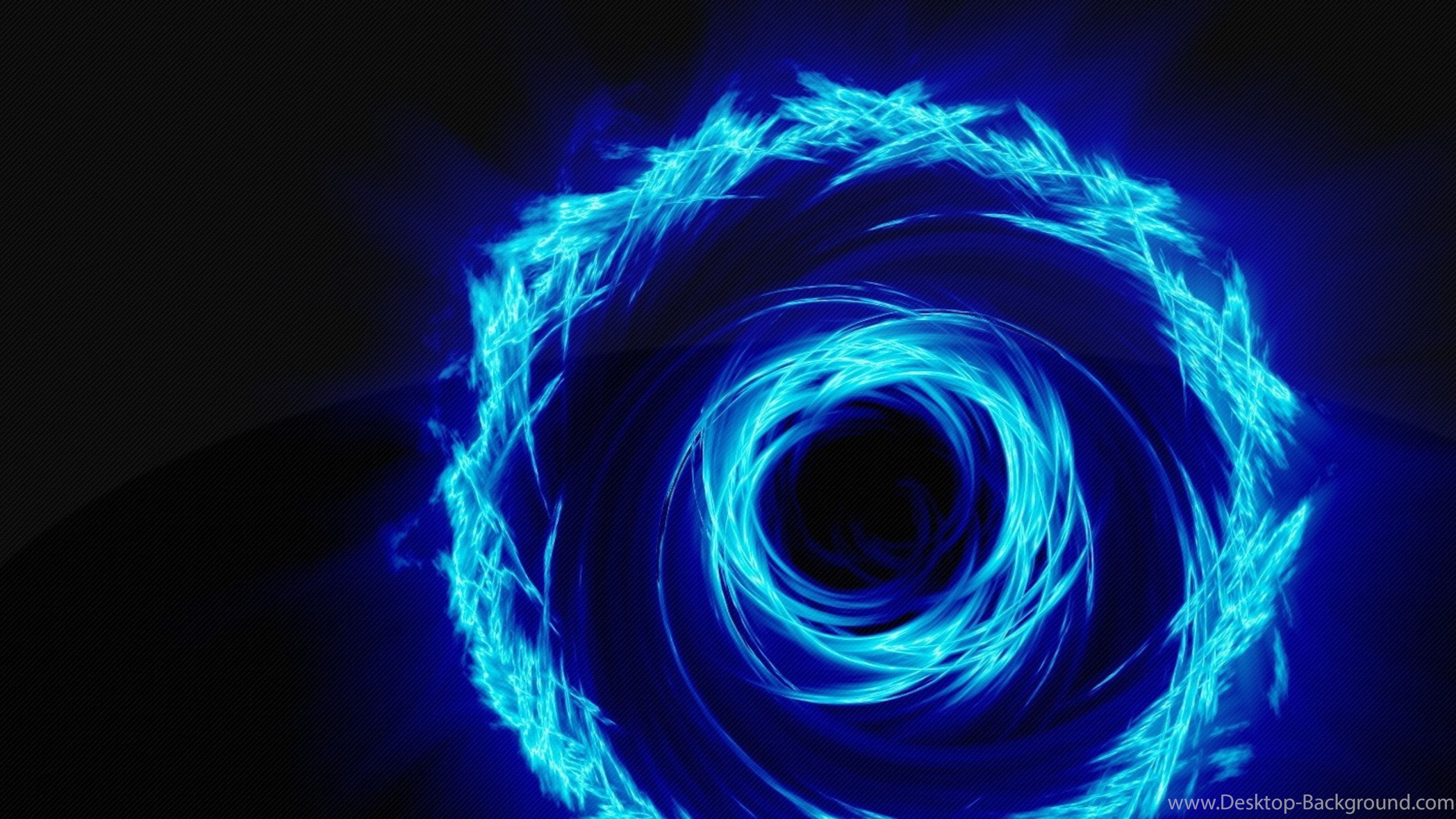 Download Wallpaper 3840x2160 Spin, Spiral, Neon, Light 4K Ultra HD