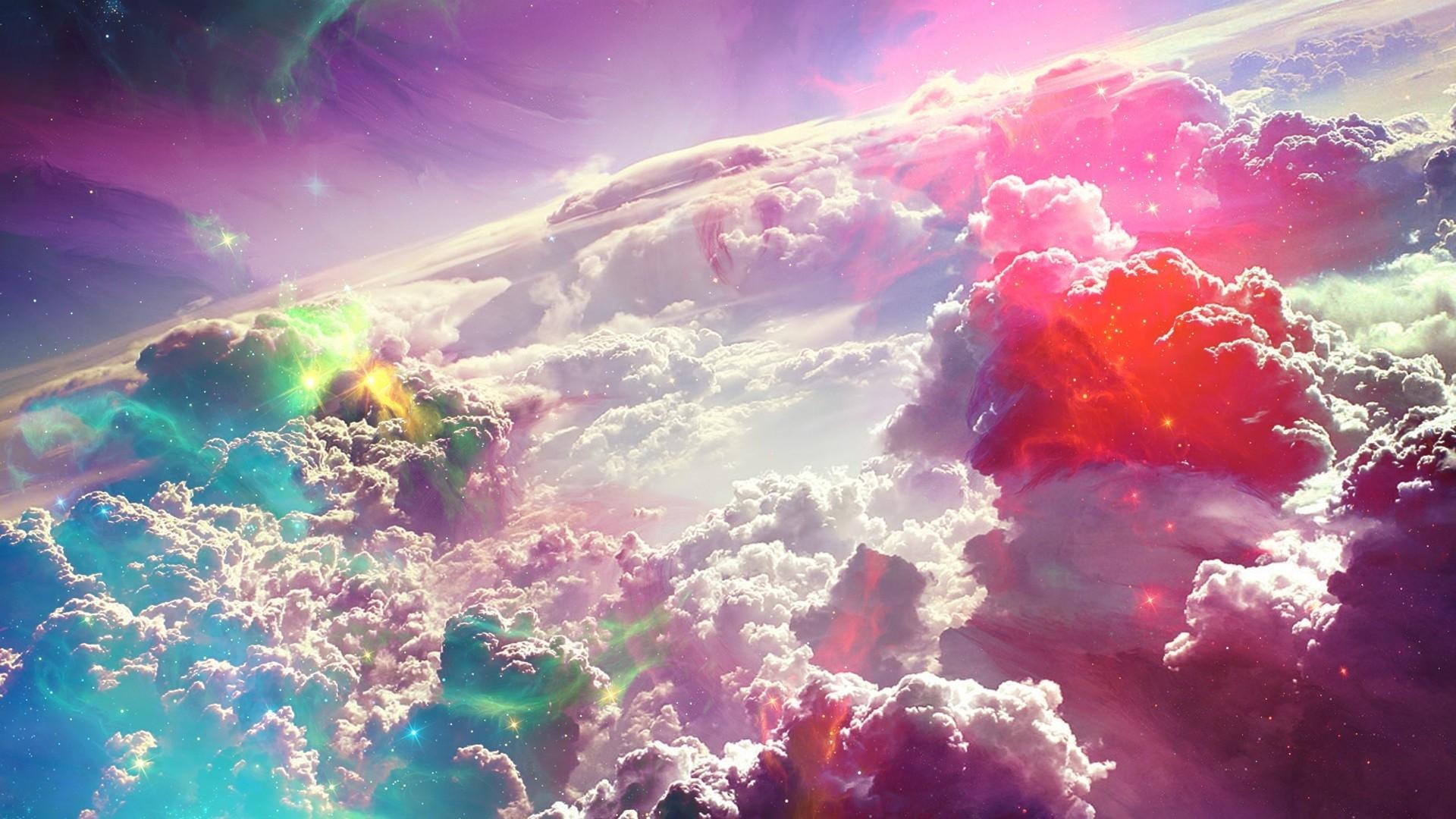 artwork, Fantasy Art, Digital Art, Clouds, Horizon Wallpaper HD