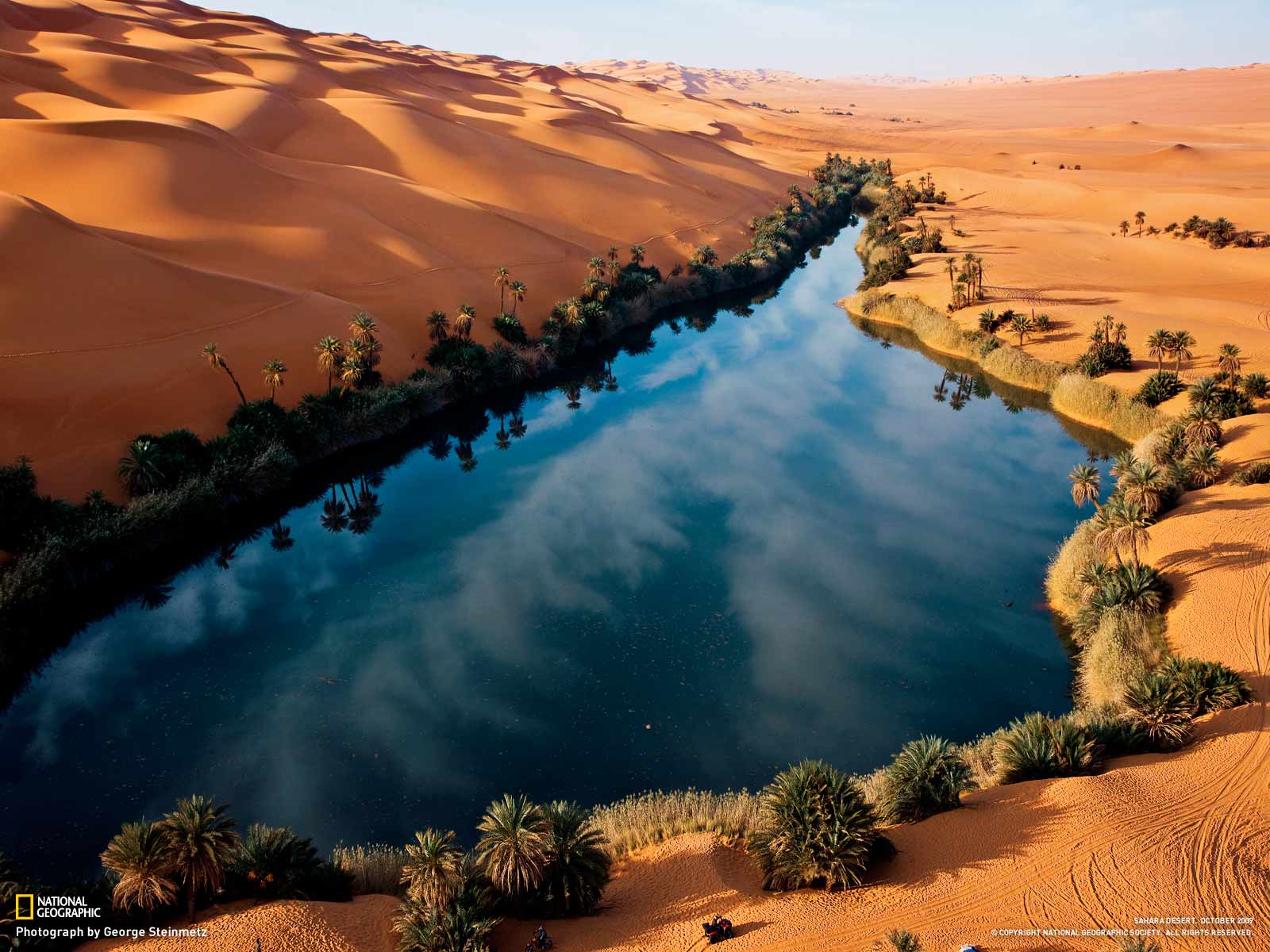Free download Sahara Desert Oasis Wallpaper Size 1600x1200