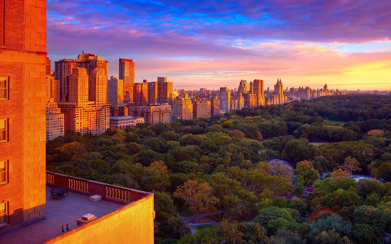 New York Central Park sunset wallpaper, HD Wallpaper Downloads