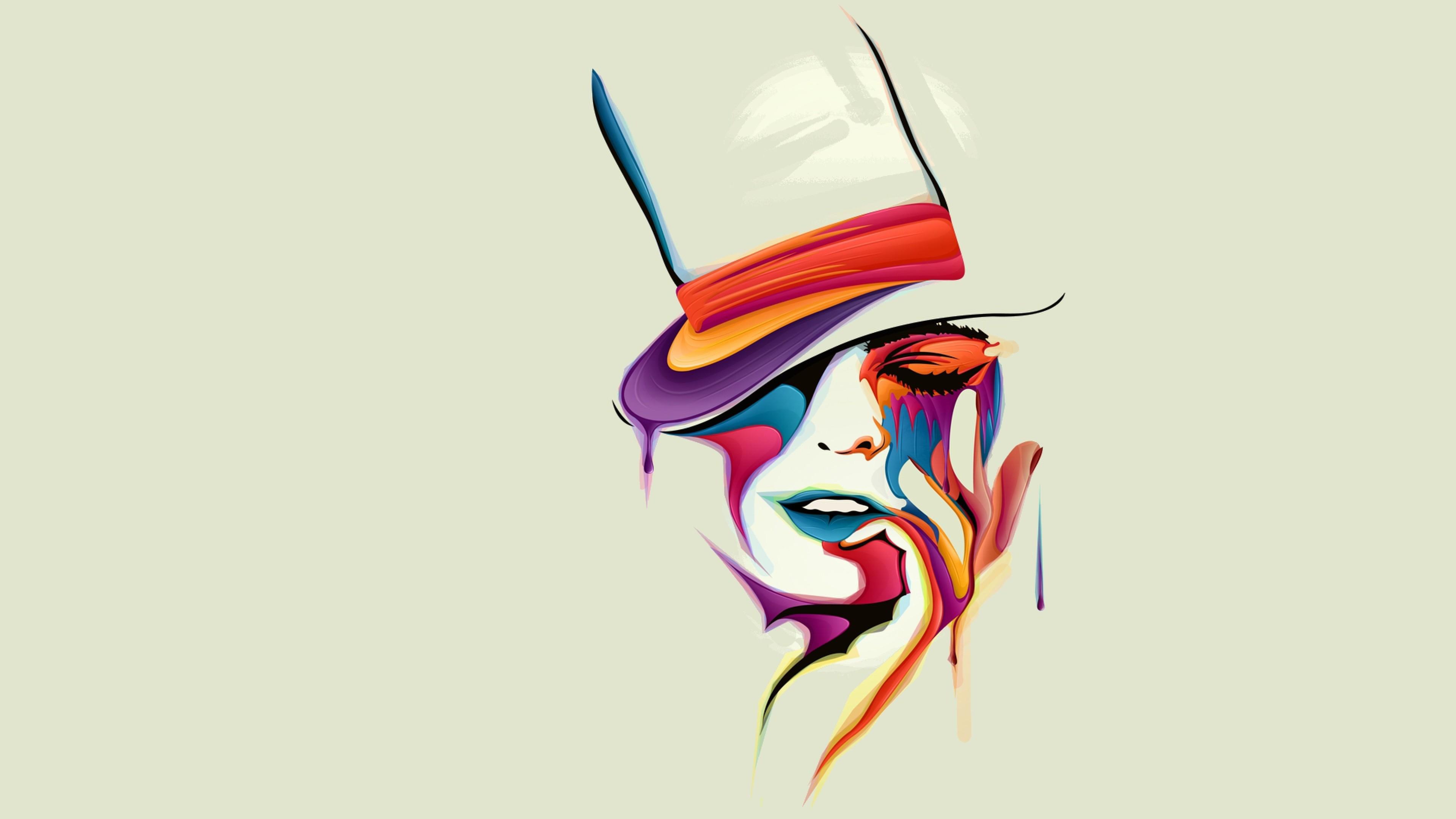 Face Vector Art, HD Artist, 4k Wallpaper, Image, Background