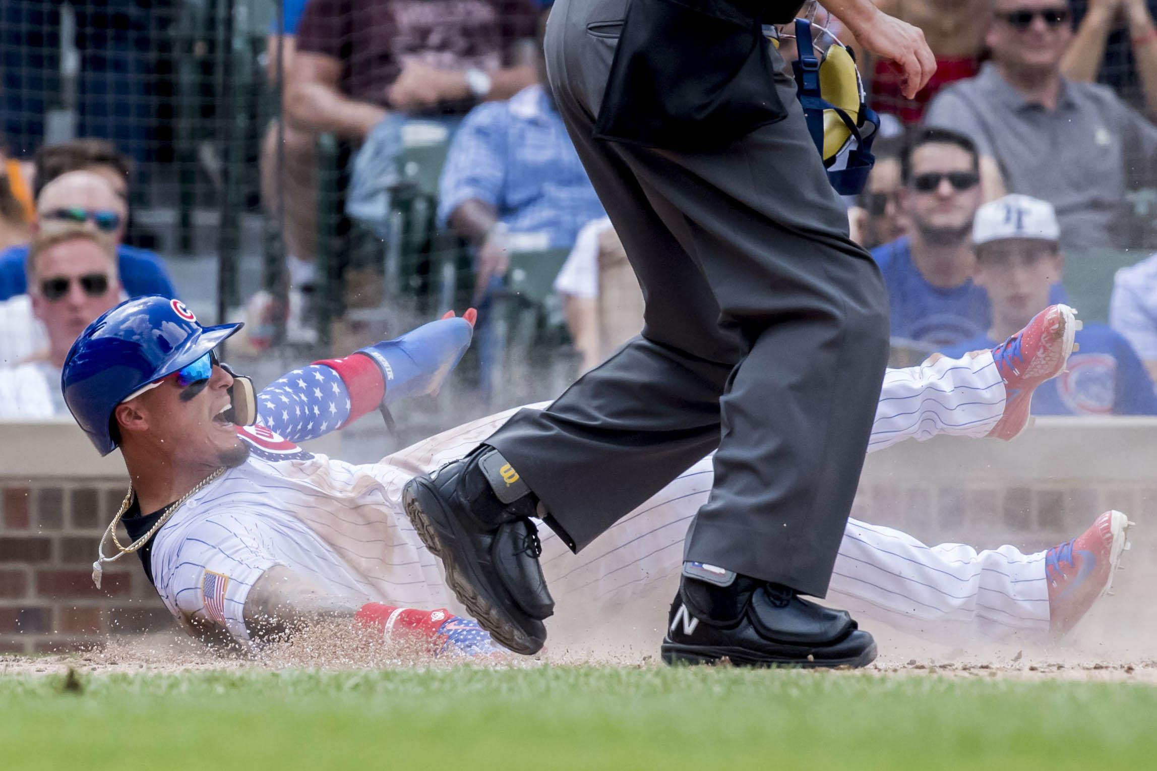 Javier Báez will definitely try to steal home this week. Giants