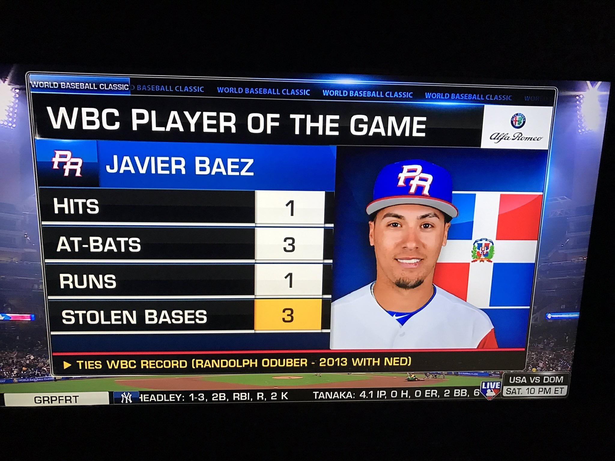 Breaking News: Javier Baez is now Dominican