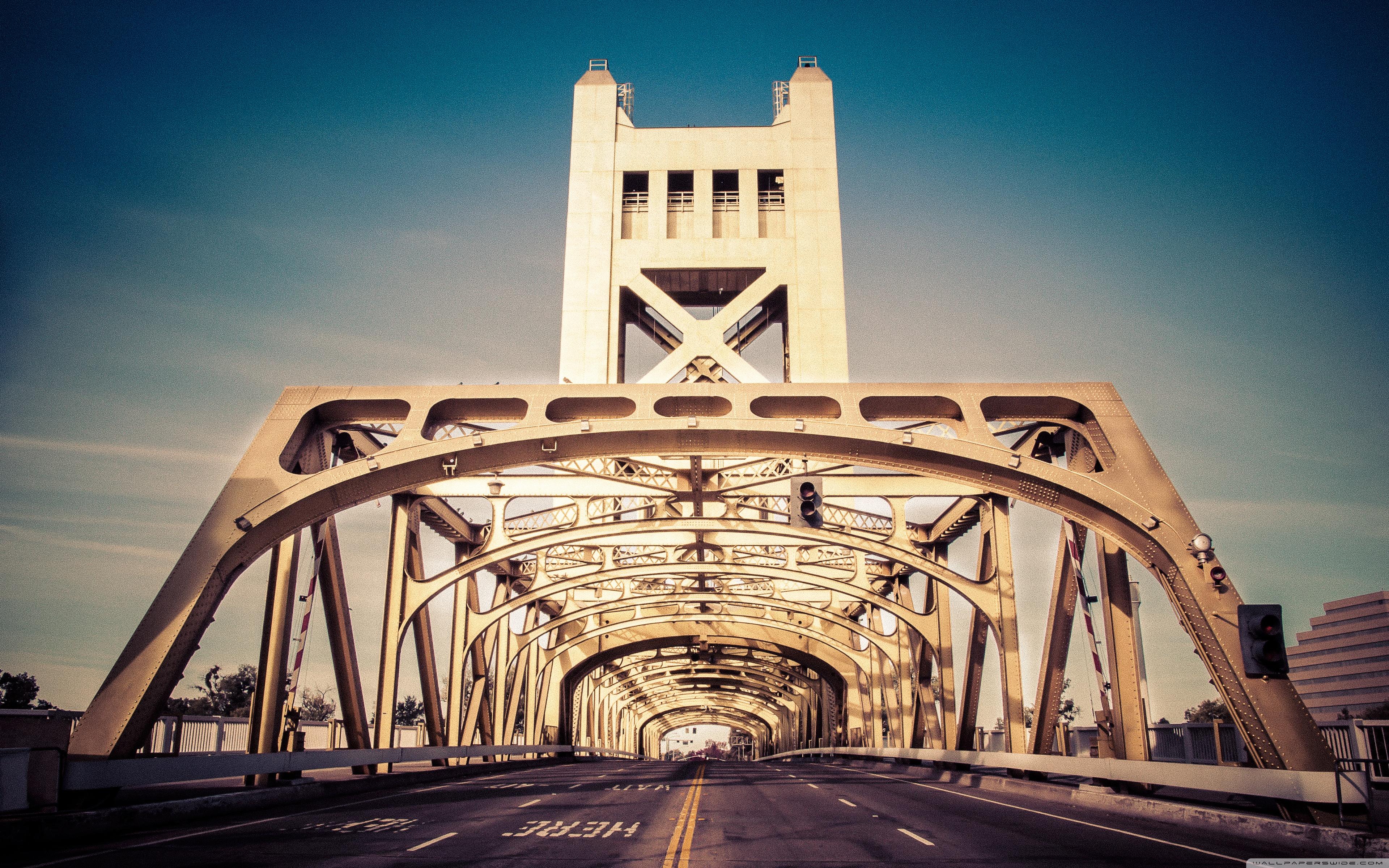 Tower Bridge, Sacramento, California ❤ 4K HD Desktop Wallpaper