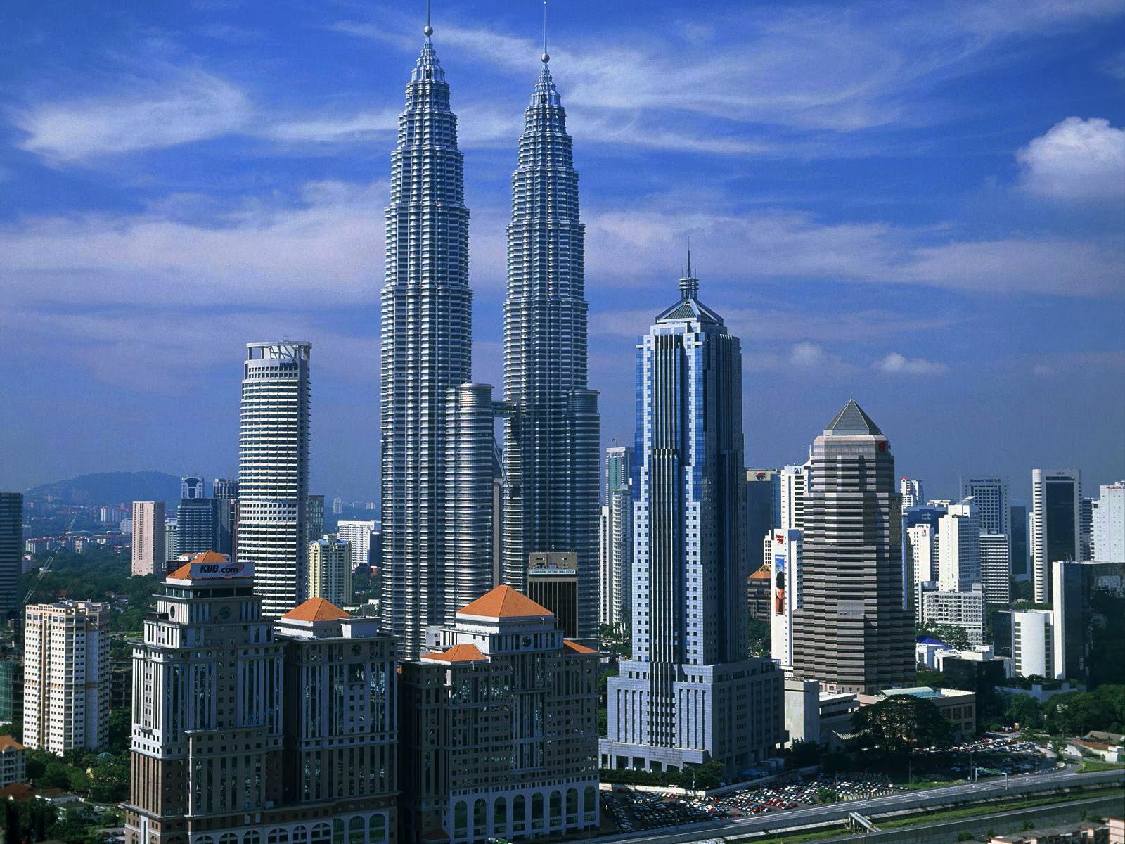 Petronas twin towers desktop wallpaper view