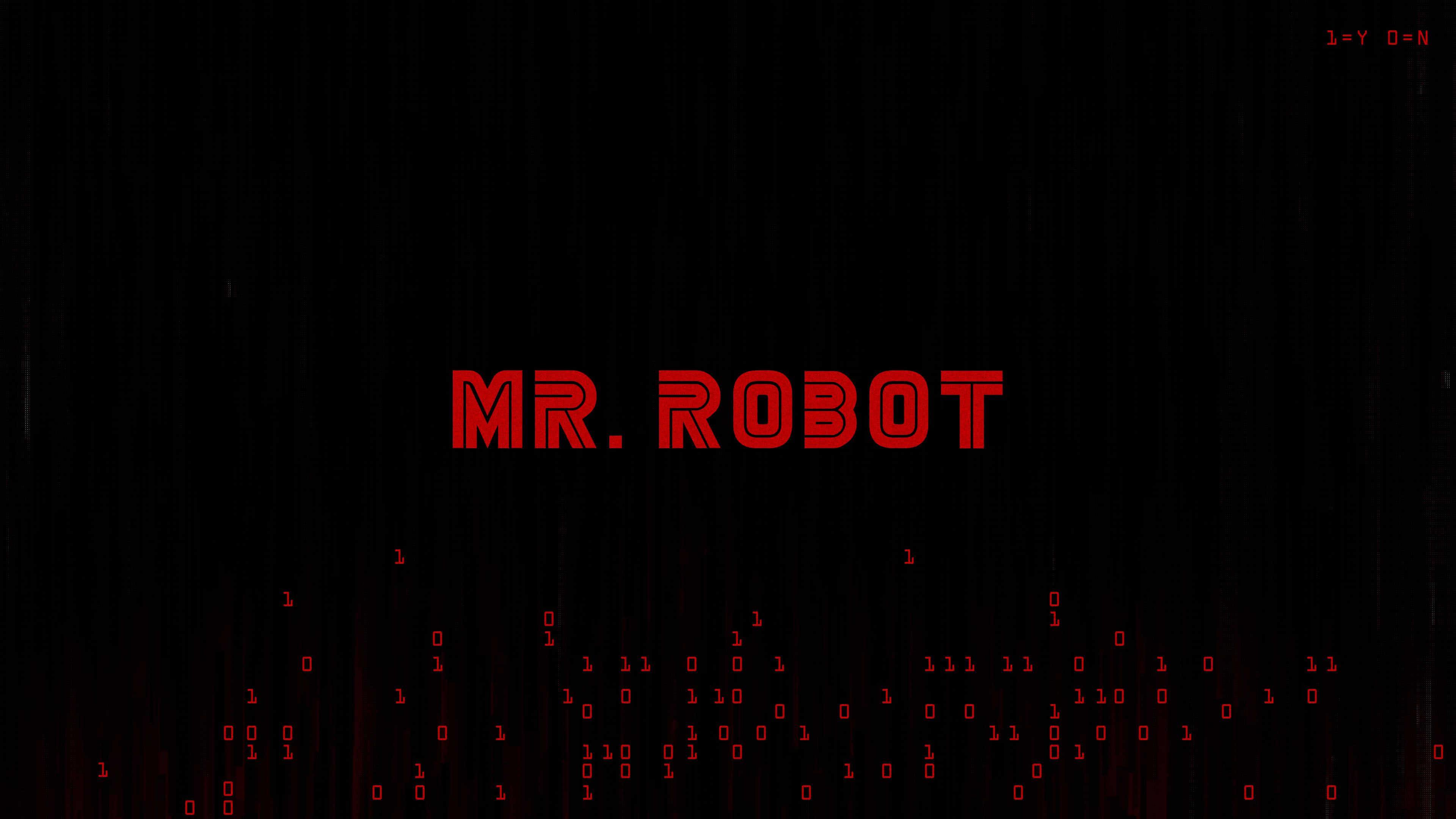 Mr Robot Logo UHD 4K Wallpaper