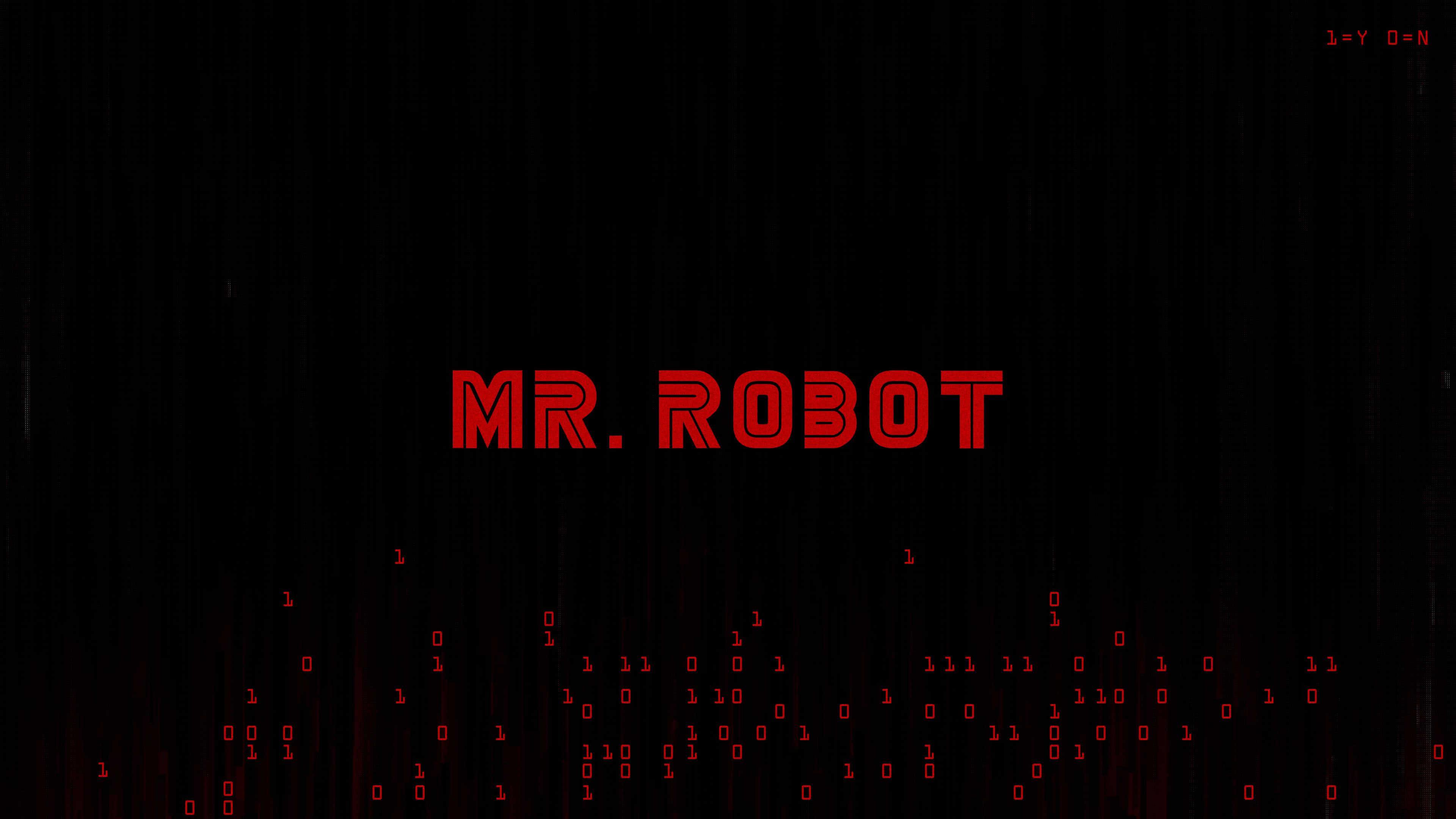 Wallpaper The series Mr. Robot on the desktop / interface