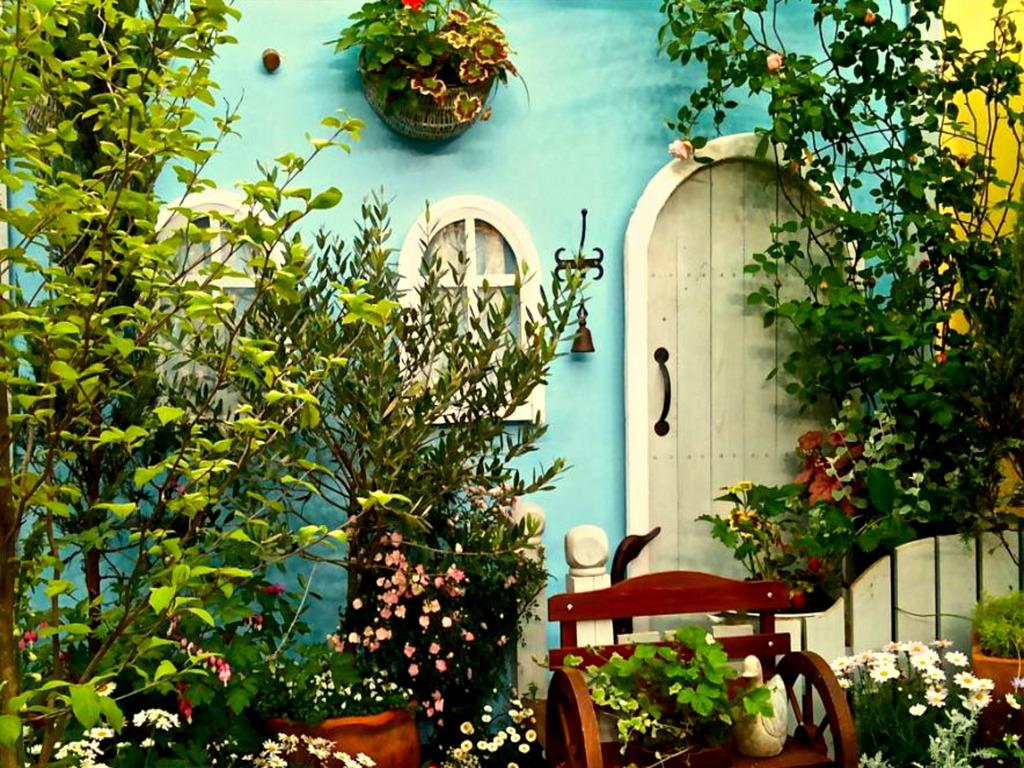 Cottage garden wallpaper, cottage garden picture