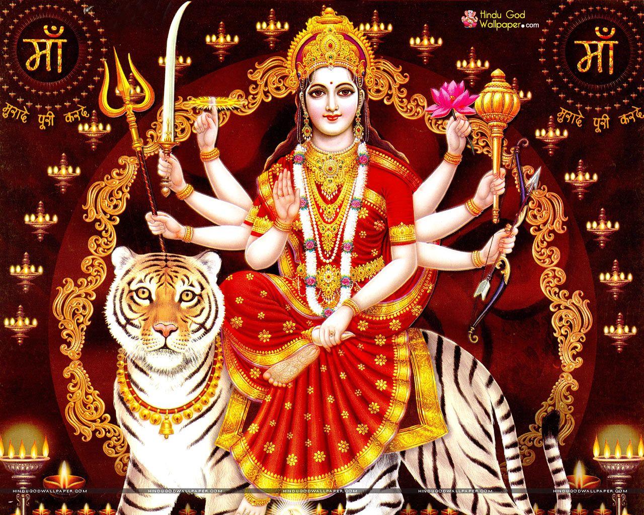 Mata Vaishno Devi HD Wallpaper Download. Vaishno devi, Durga picture, Durga