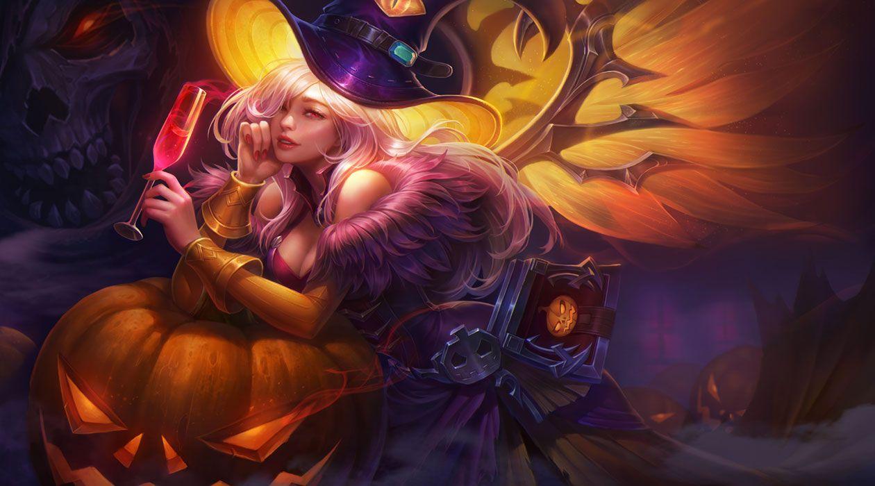 Halloween Scream Lauriel character artwork from Arena of Valor #art