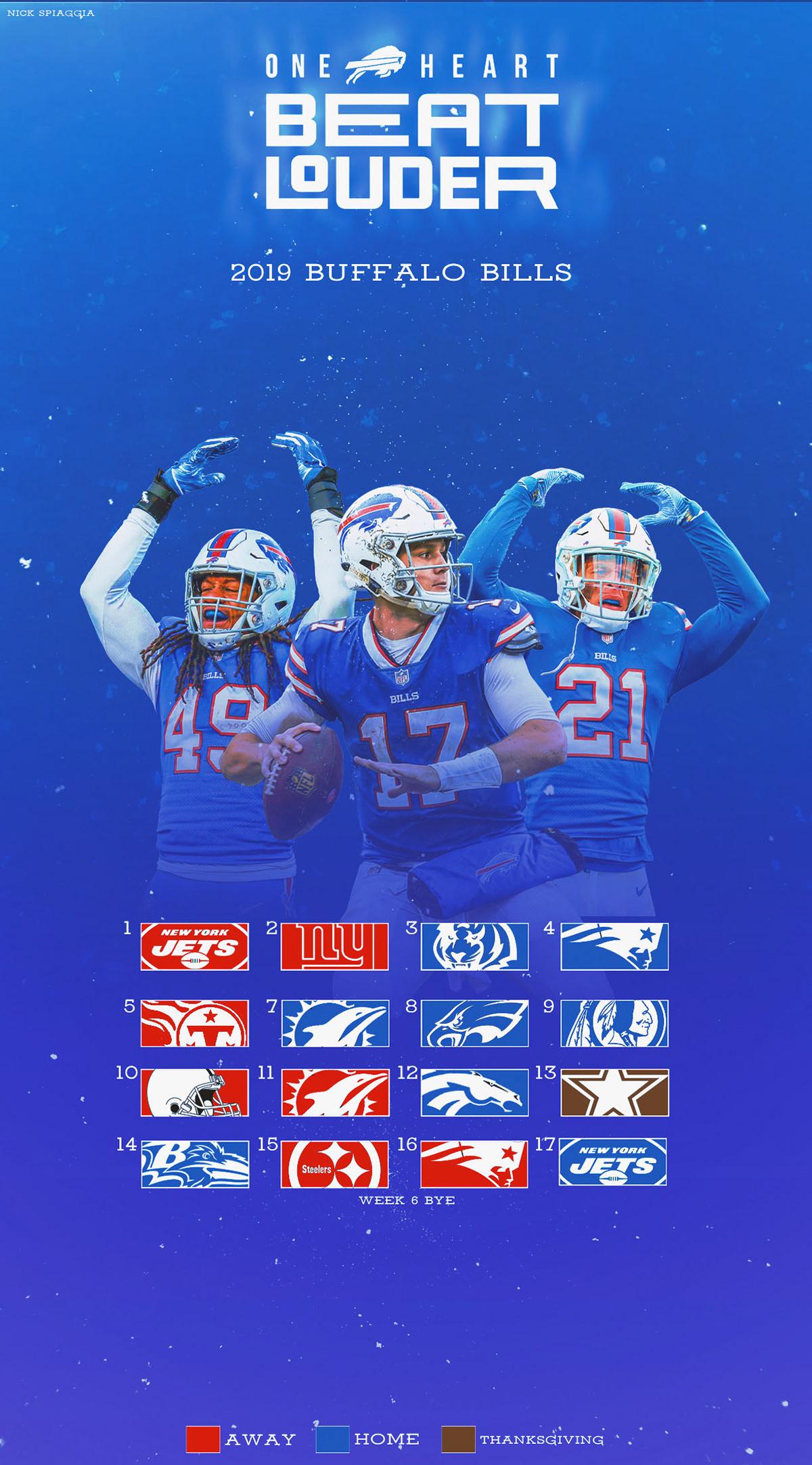 Buffalo Bills 2019 Schedule Wallpaper