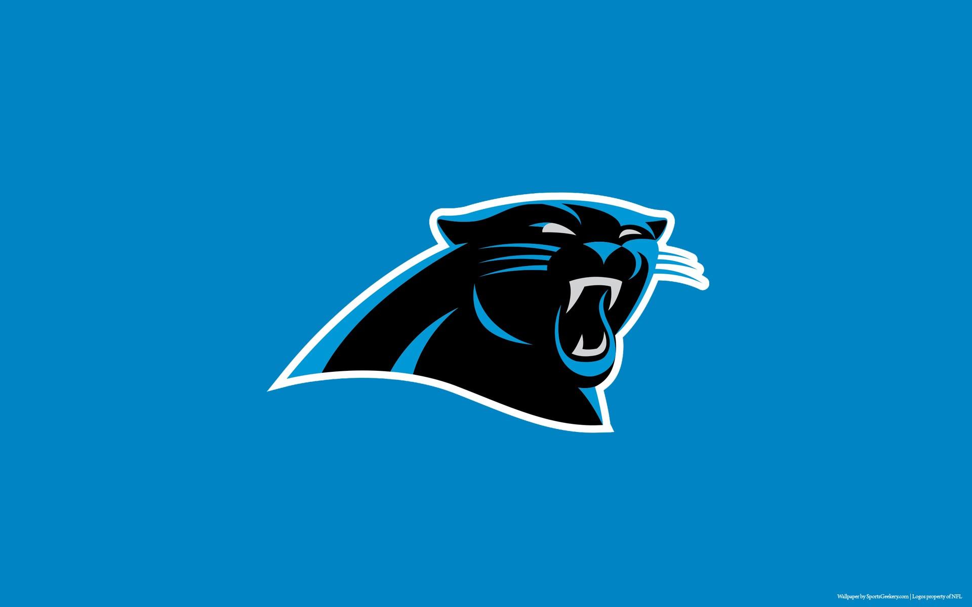 Carolina panthers, American football, Logo wallpaper