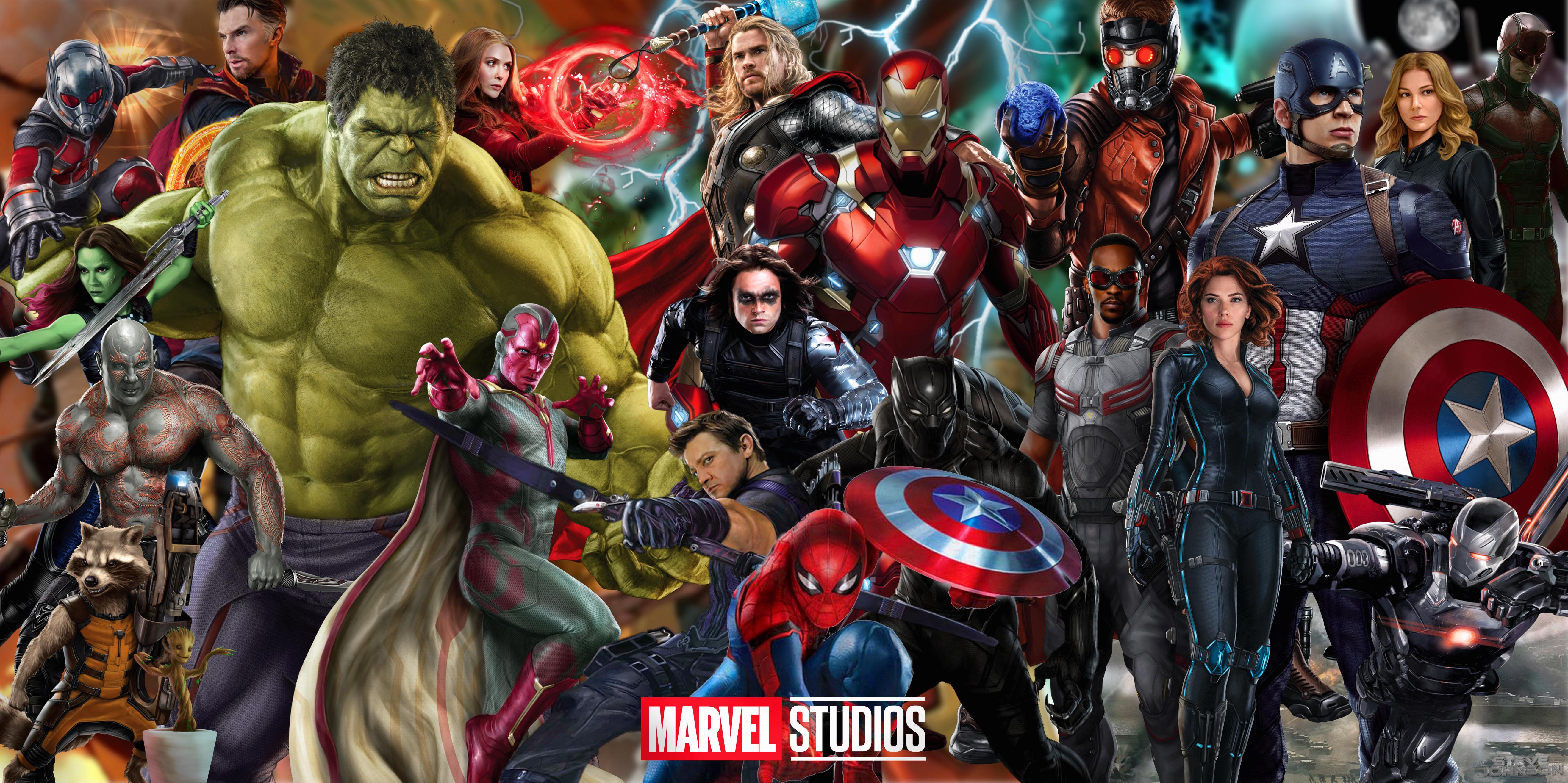 Marvel Cinematic Universe Characters Wallpapers Wallpaper Cave
