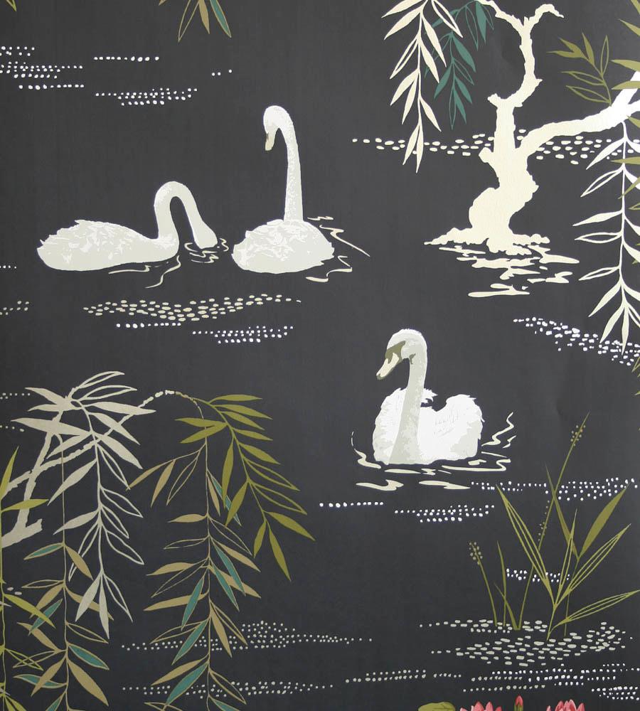 Nina Campbell Lake Wallpaper
