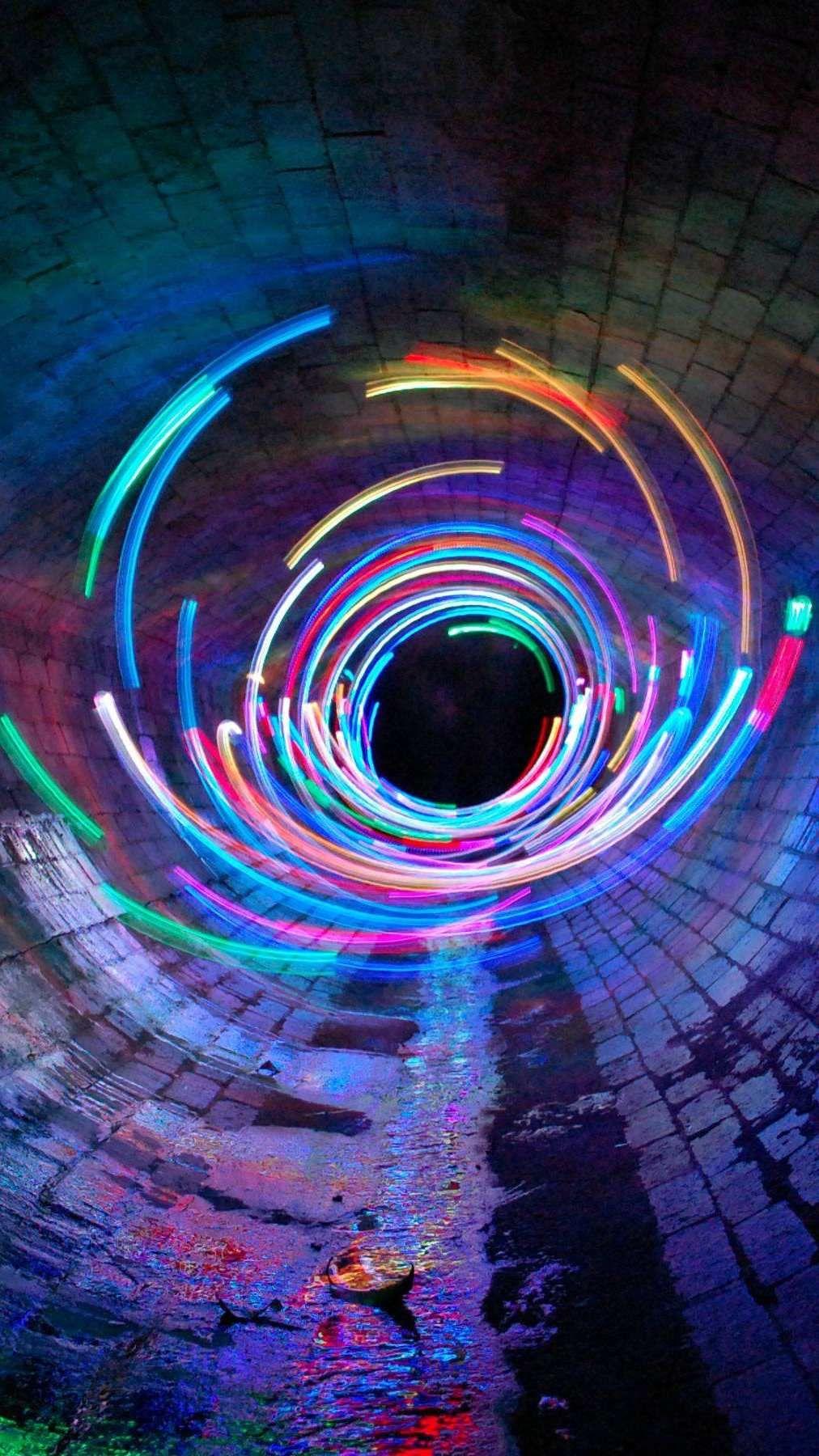 Long Exposure Lights Tunnel Wallpapers
