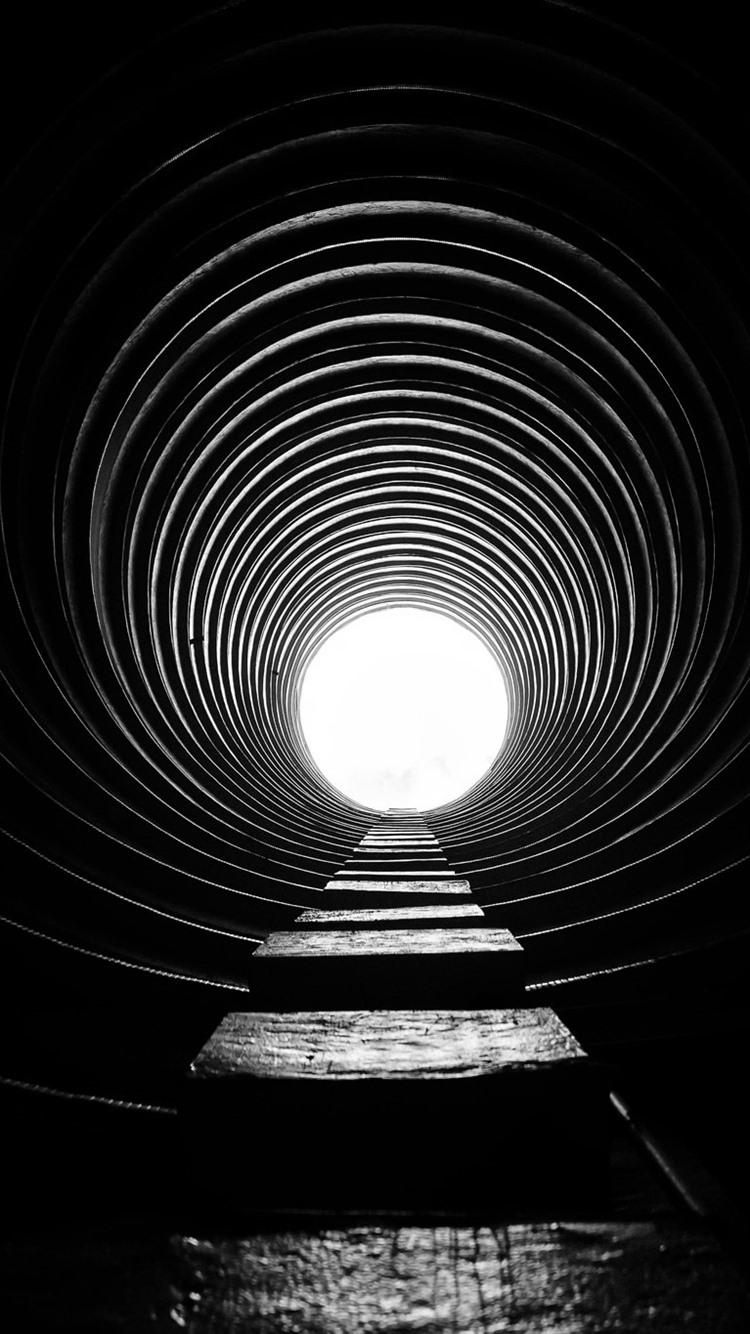 Tunnel, Light, Darkness 750x1334 IPhone 8 7 6 6S Wallpaper