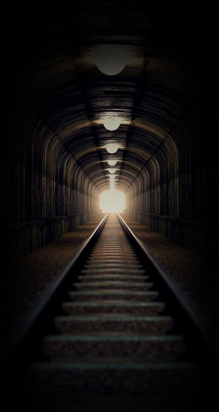 Wallpaper. Train tunnel, Light tunnel, Train