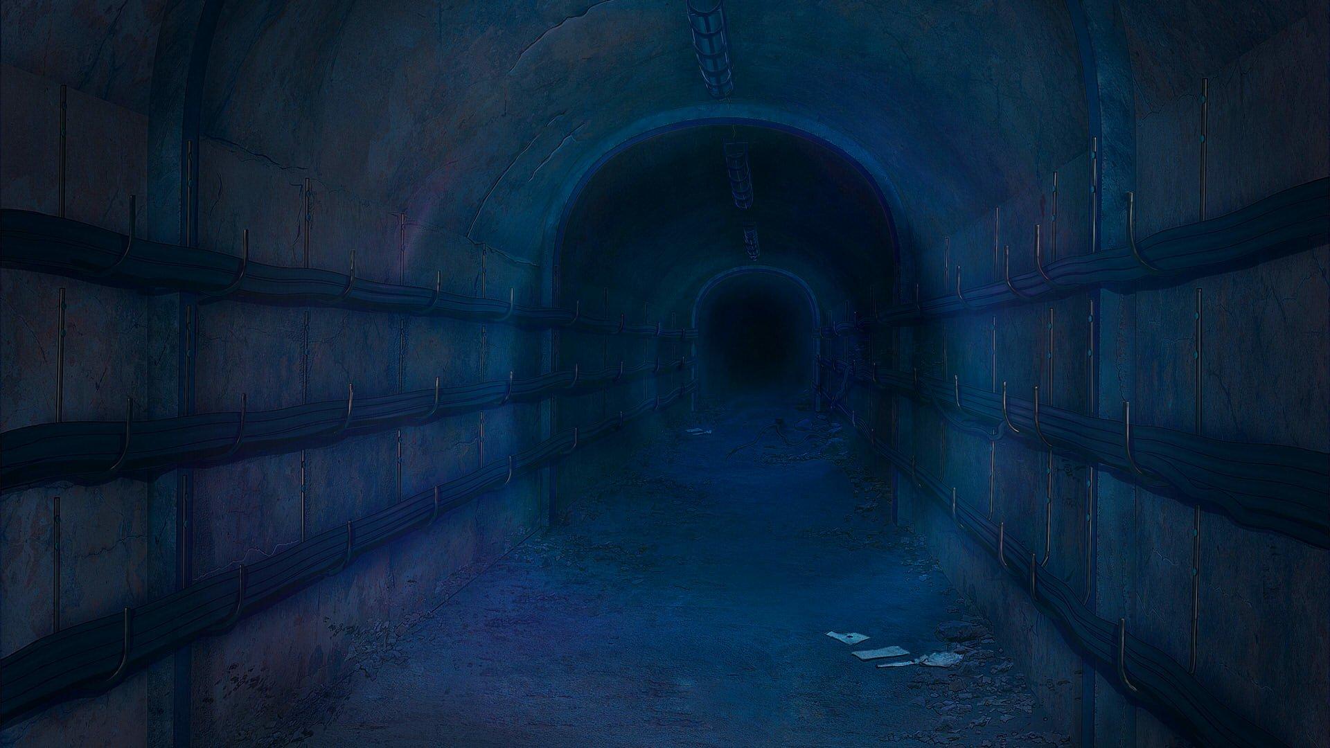 Dark tunnel with light HD Wallpaper. Background Imagex1080