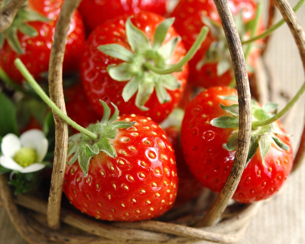 Wallpaper Tagged With Strawberries: Fruit Strawberries Fresh