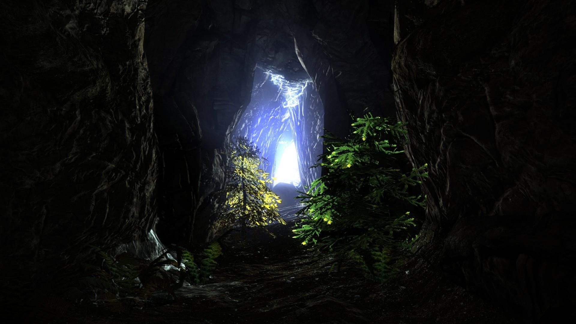 light, cave, tunnel, 2012 wallpaper