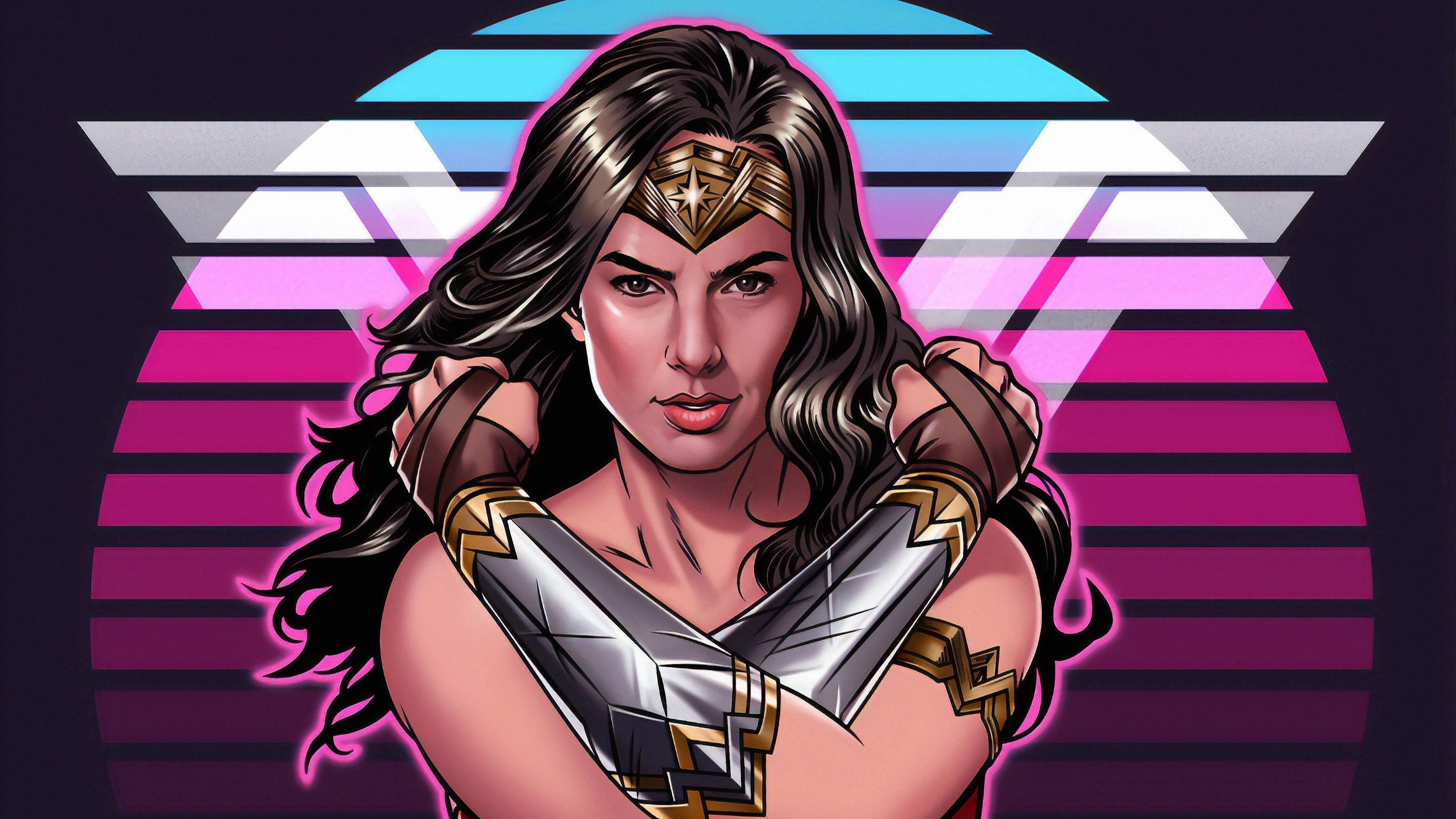 Wonder Woman 1984 Artwork New, HD Superheroes, 4k Wallpaper, Image