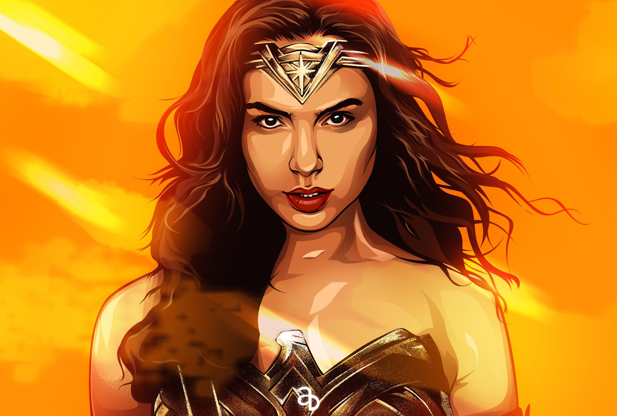 Wonder Woman, Gal Gadot, DC Comics wallpaper and background