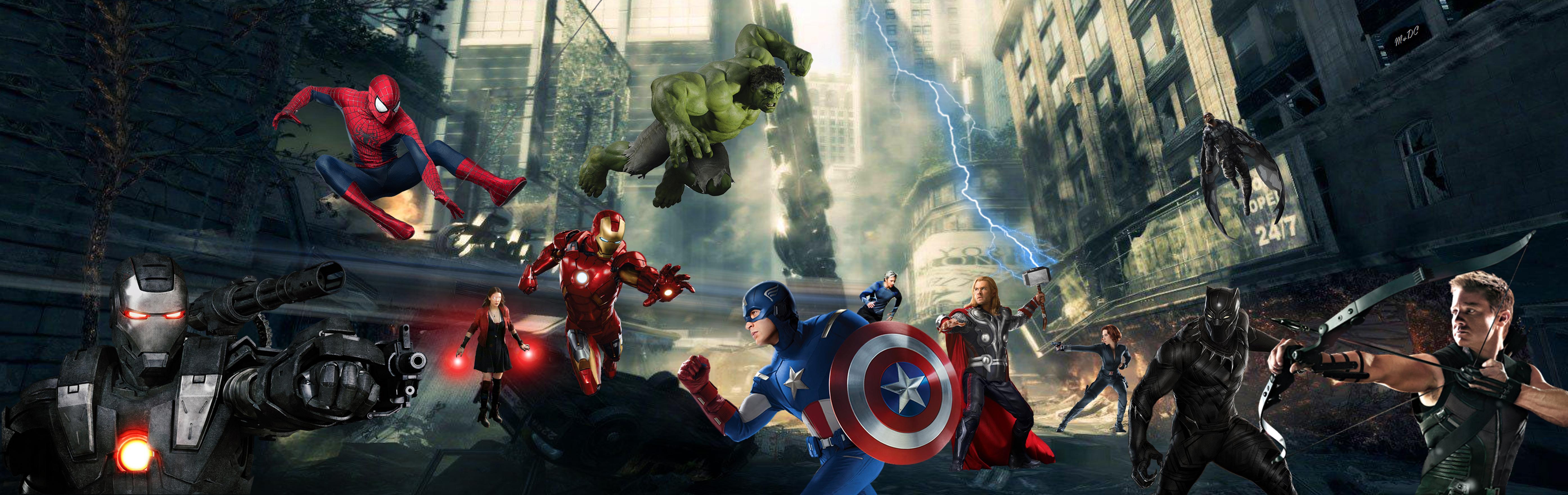 Avengers Assemble Artwork 4k, HD Superheroes, 4k Wallpaper, Image