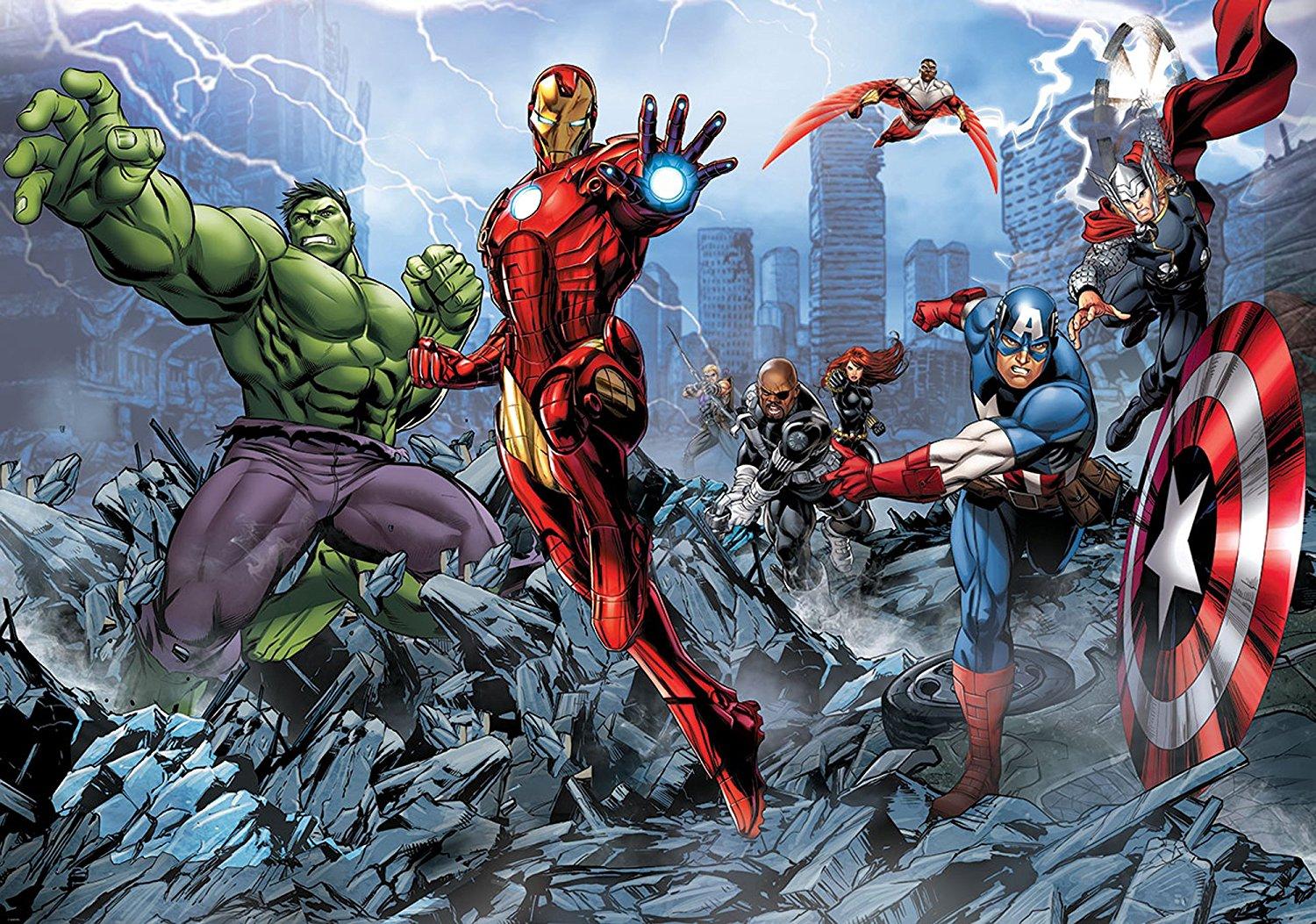 Free download Buy Marvel Avengers Assemble Comic Wallpaper Mural