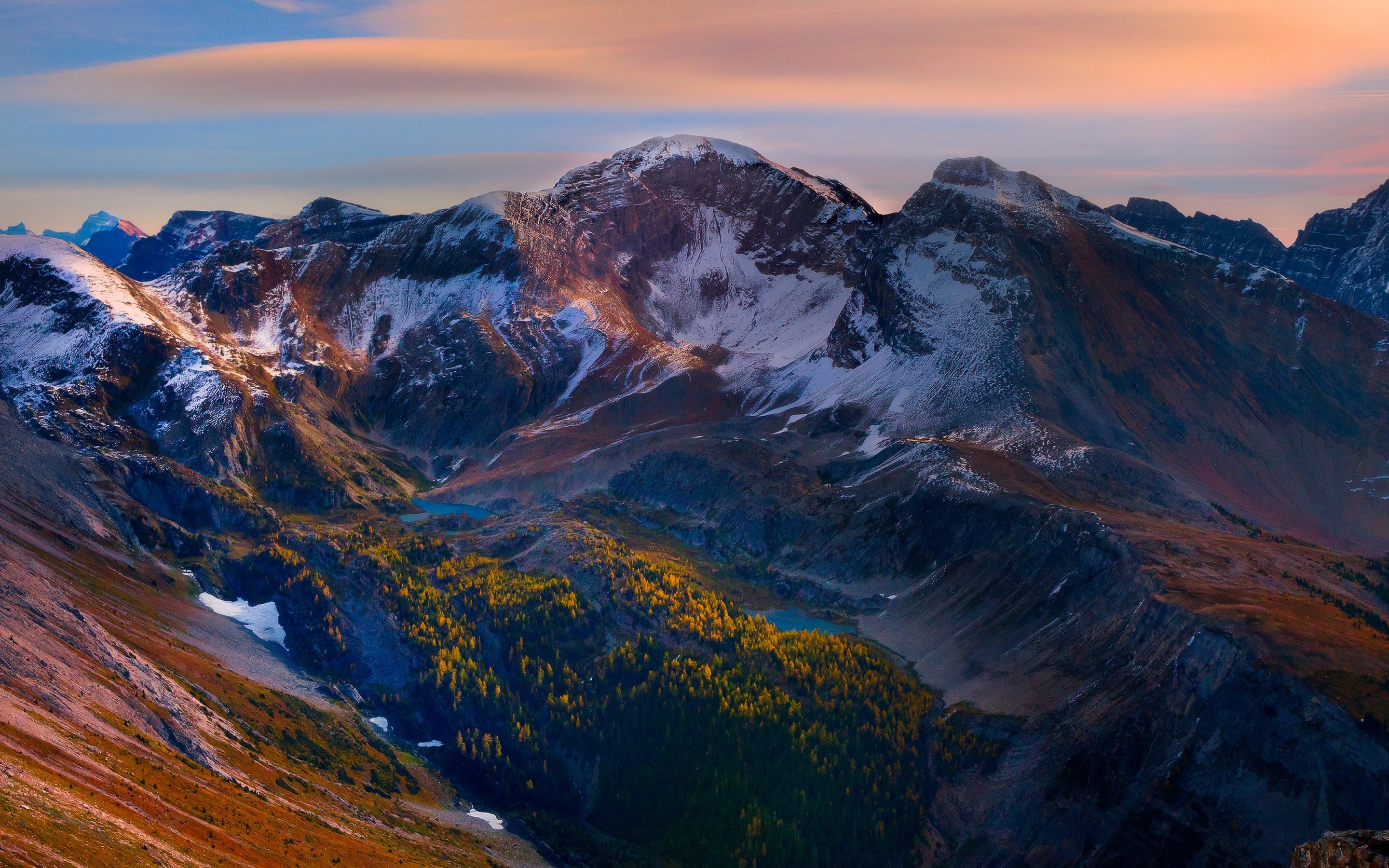Mountain Peaks Beautiful Scenery Macbook Pro Retina HD 4k