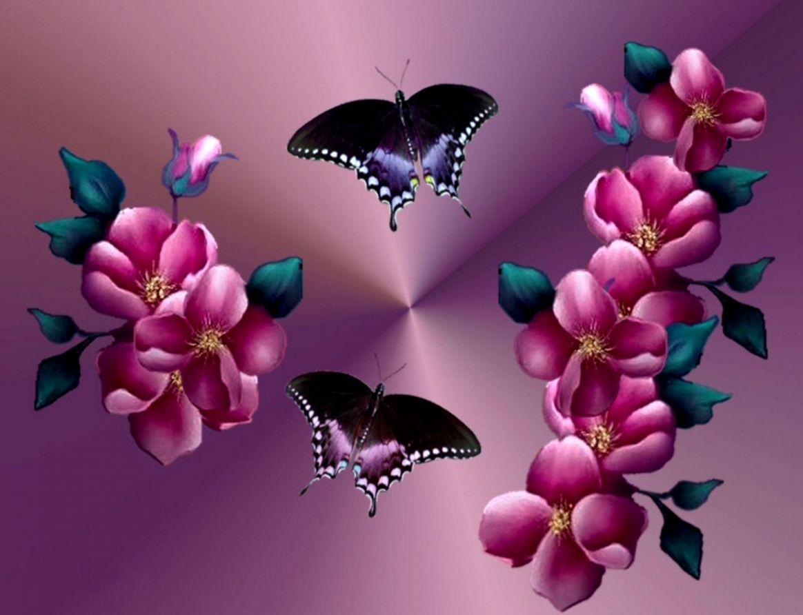Butterfly Flower Wallpaper