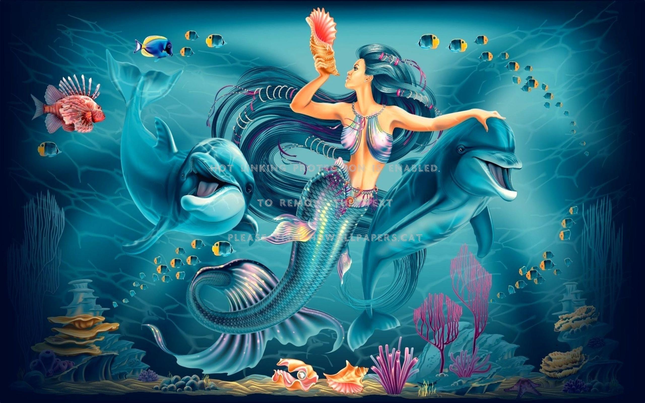 splendor mermaid** sailboat cute abstract