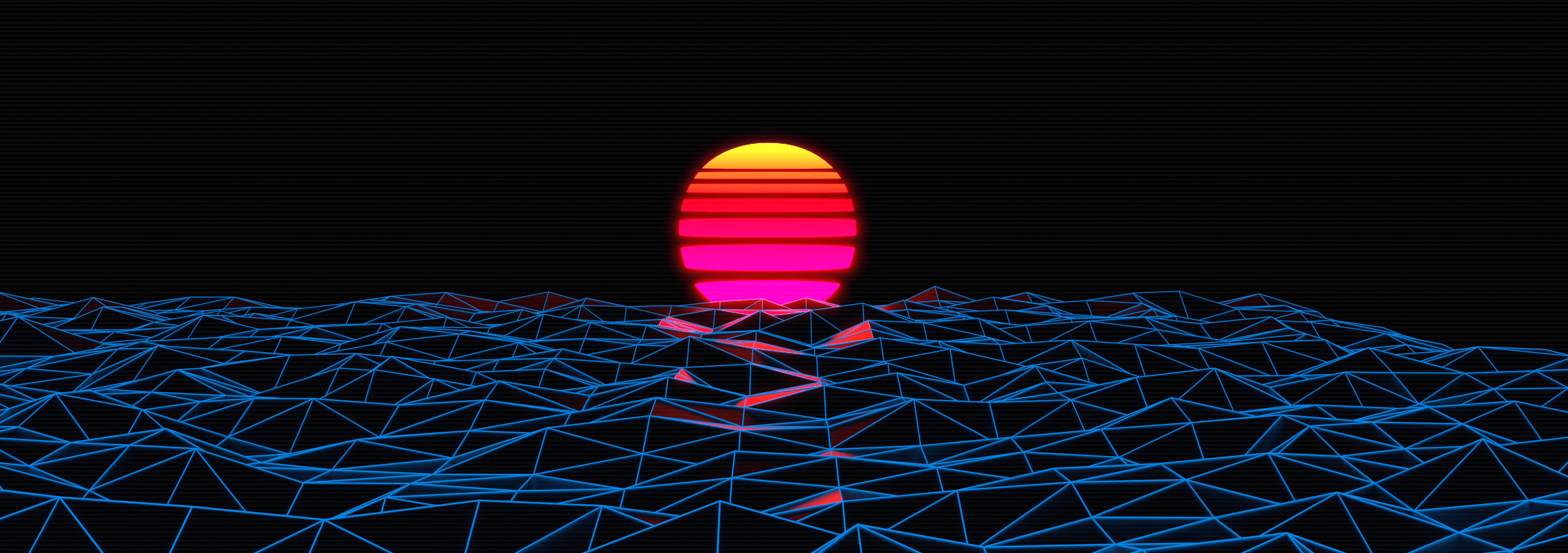 R Outrun Sunset Type Wallpaper. Any Advice On How I Can Make It A